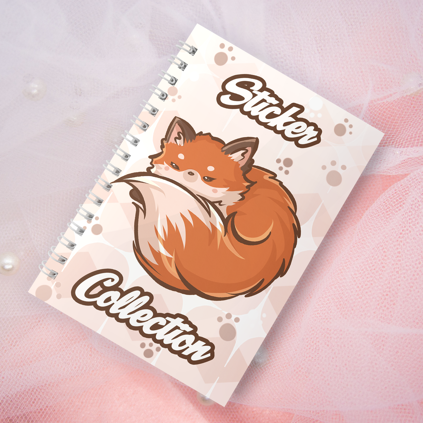 Wiederverwendbares Stickerbuch inkl. 2 zufällige Sticker | A5 | 32 Seiten | Reuseable Stickerbook | Kawaii Fox Fuchs