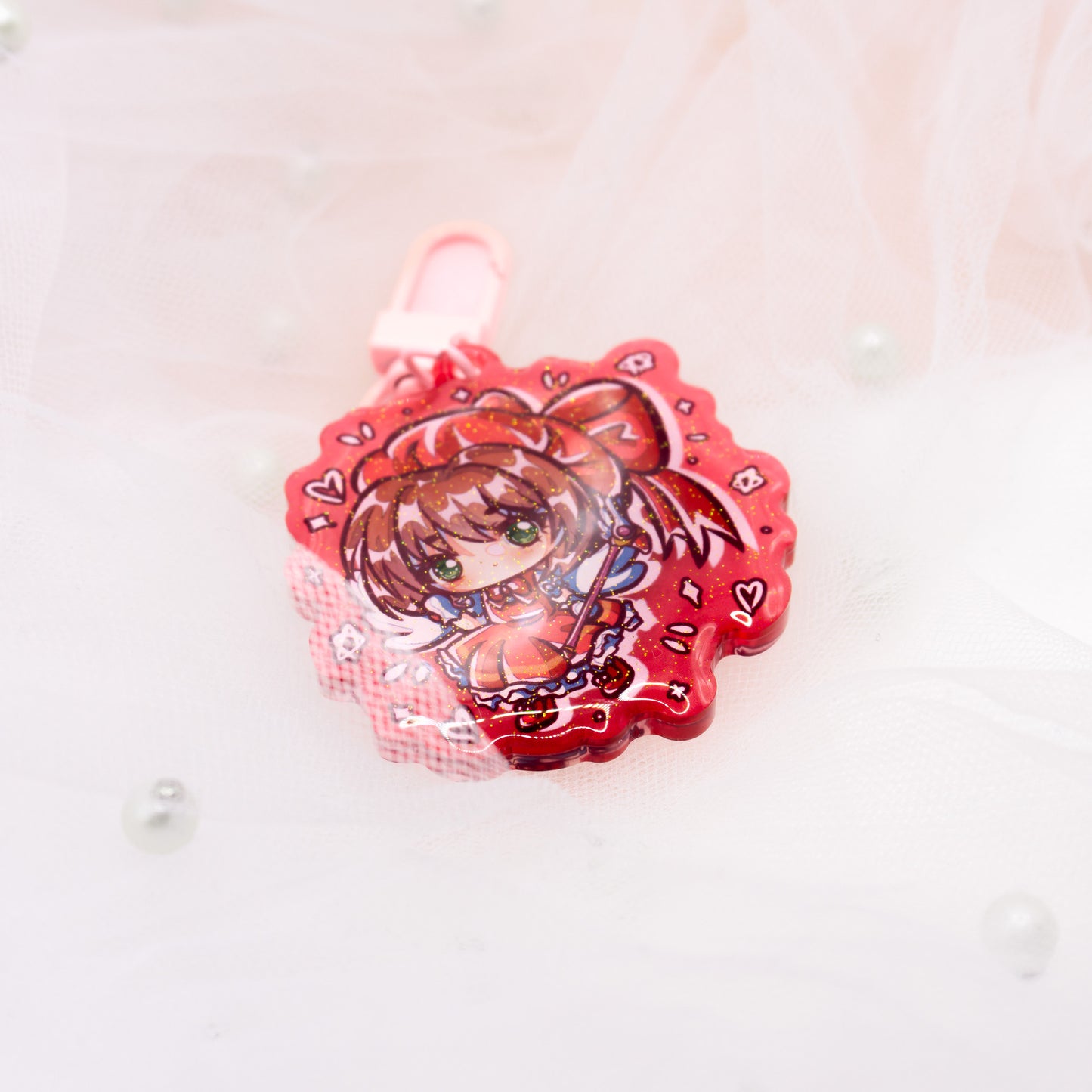 Sakura Magical Girl Best Friends Couple Set Charm