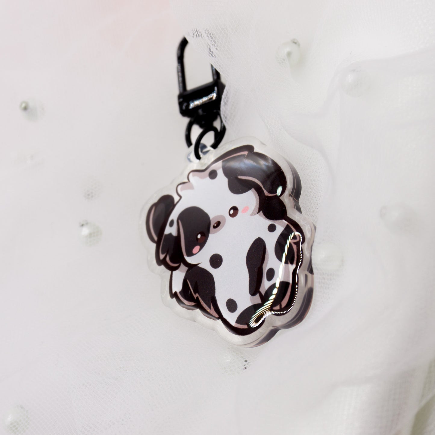 Kawaii Hund Welpe Dalmatiner Schlüsselanhänger