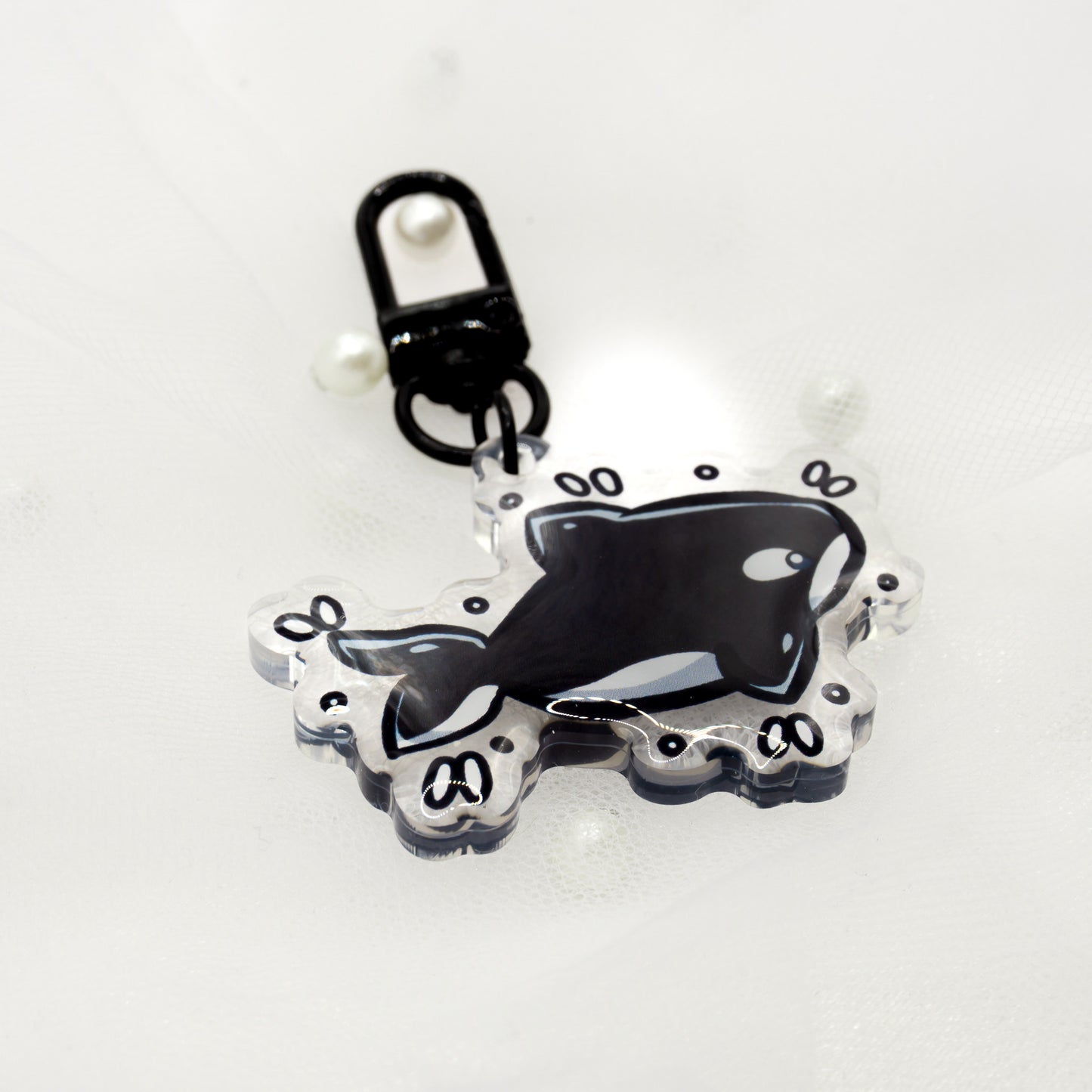 Kawaii Orca Keychain
