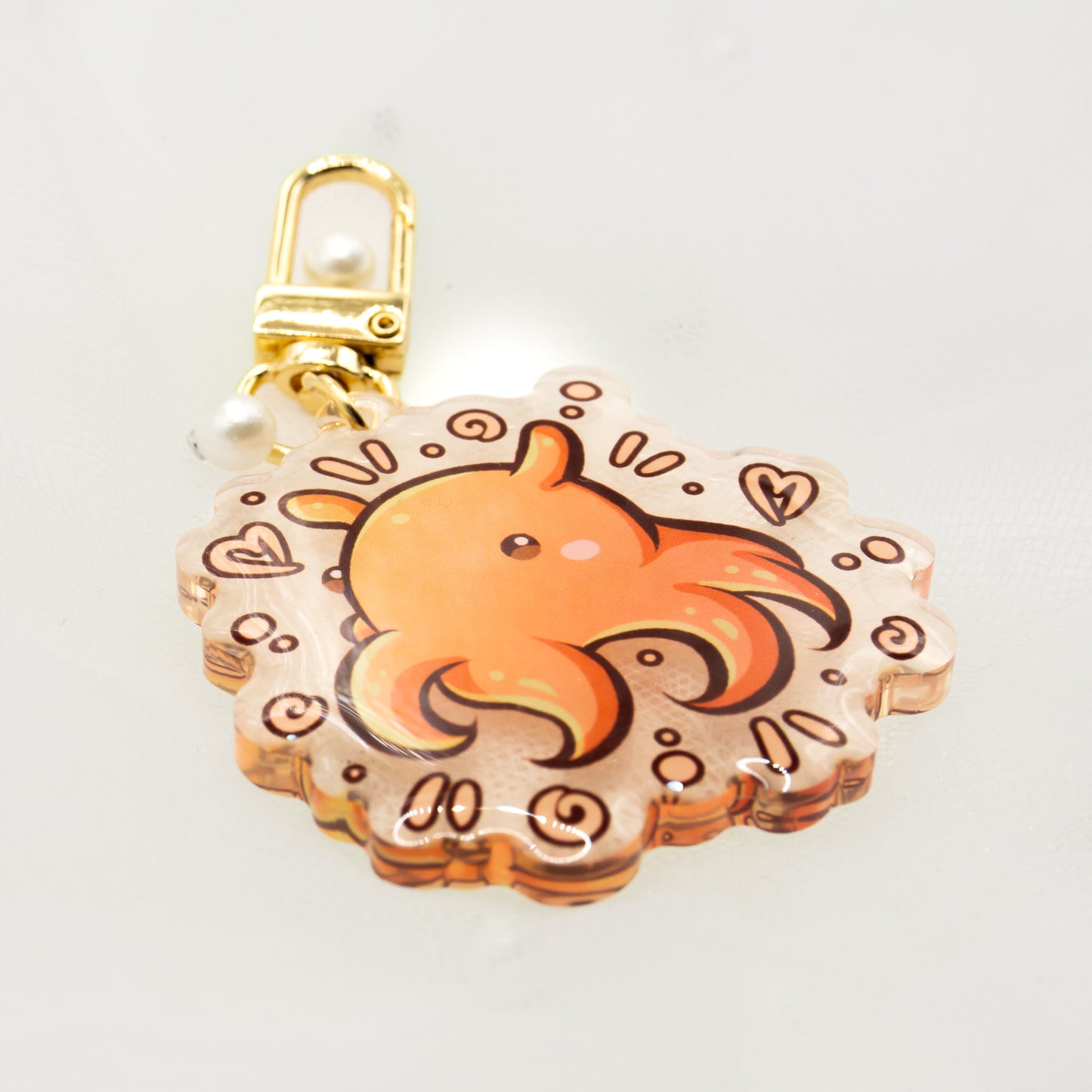 Kawaii Summer Octopus Keychain