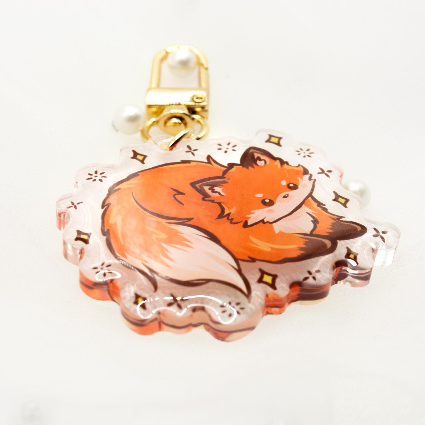 Kawaii fox keychain