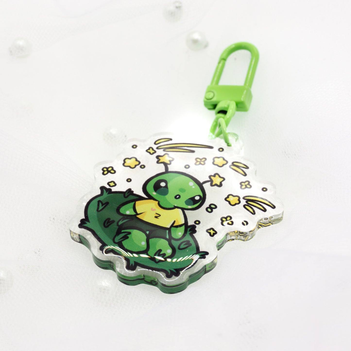 Kawaii Alien Vorp Meme Keychain Charm