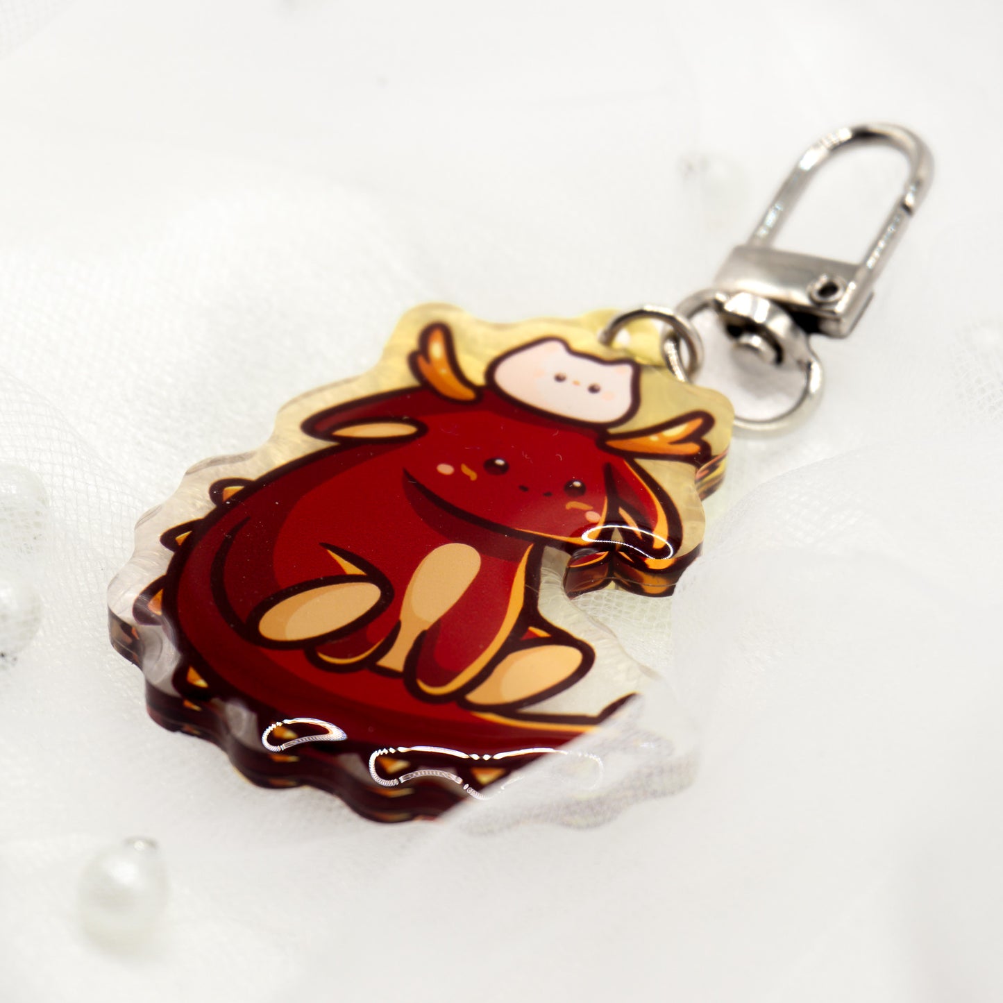 Kawaii Drache Schlüsselanhänger