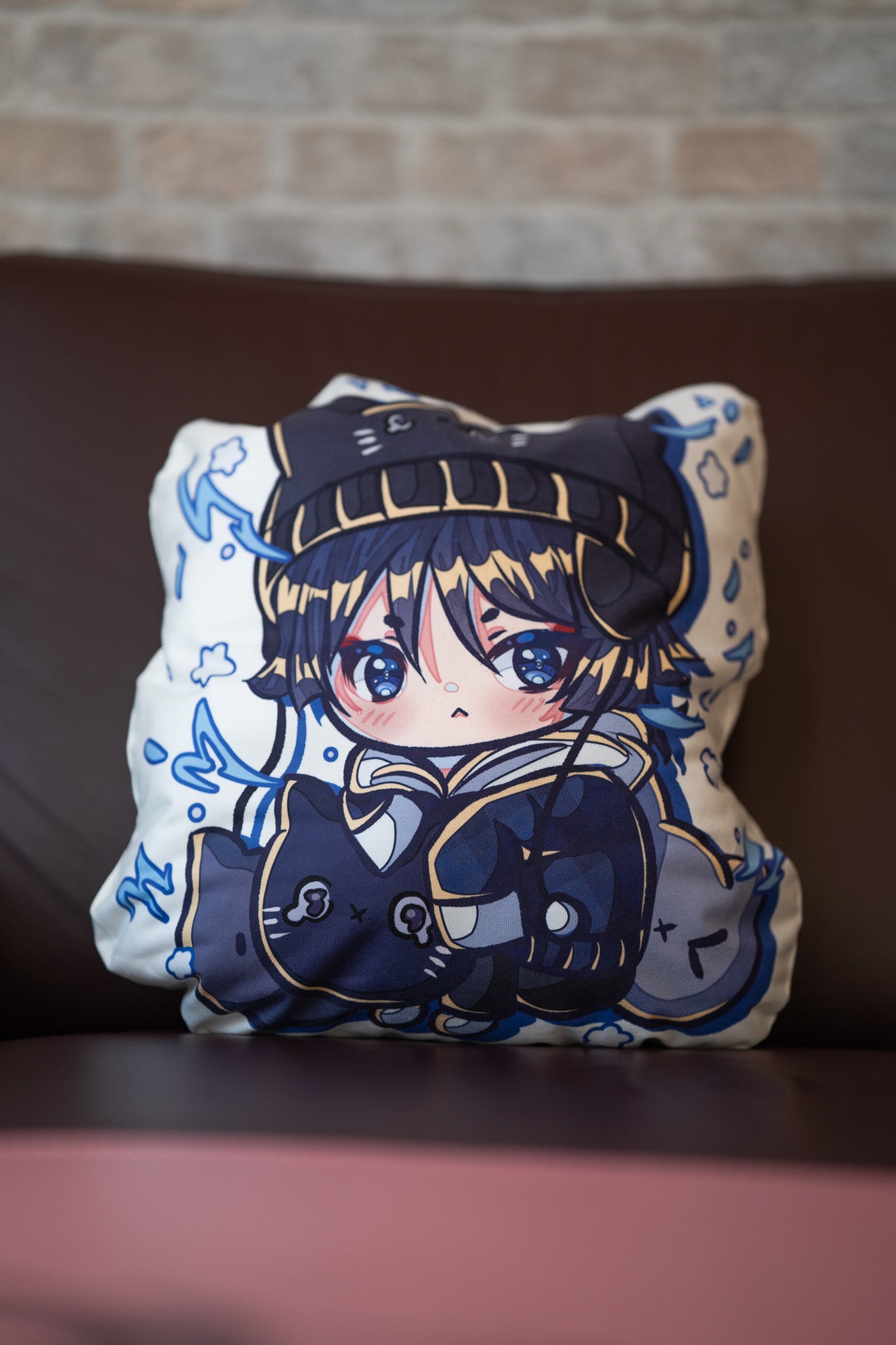 Fluffy Scarameow Pillow