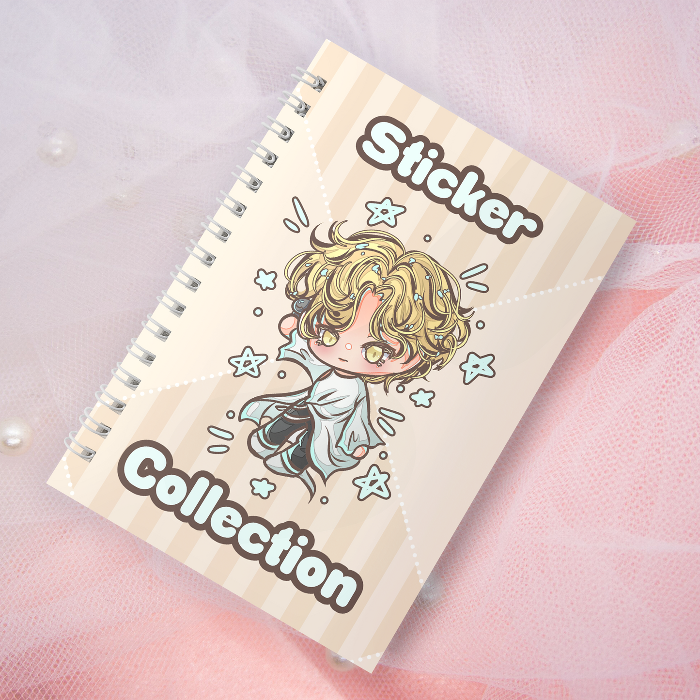 Wiederverwendbares Stickerbuch inkl. 2 zufällige Sticker | A5 | 32 Seiten | Reuseable Manga Anime