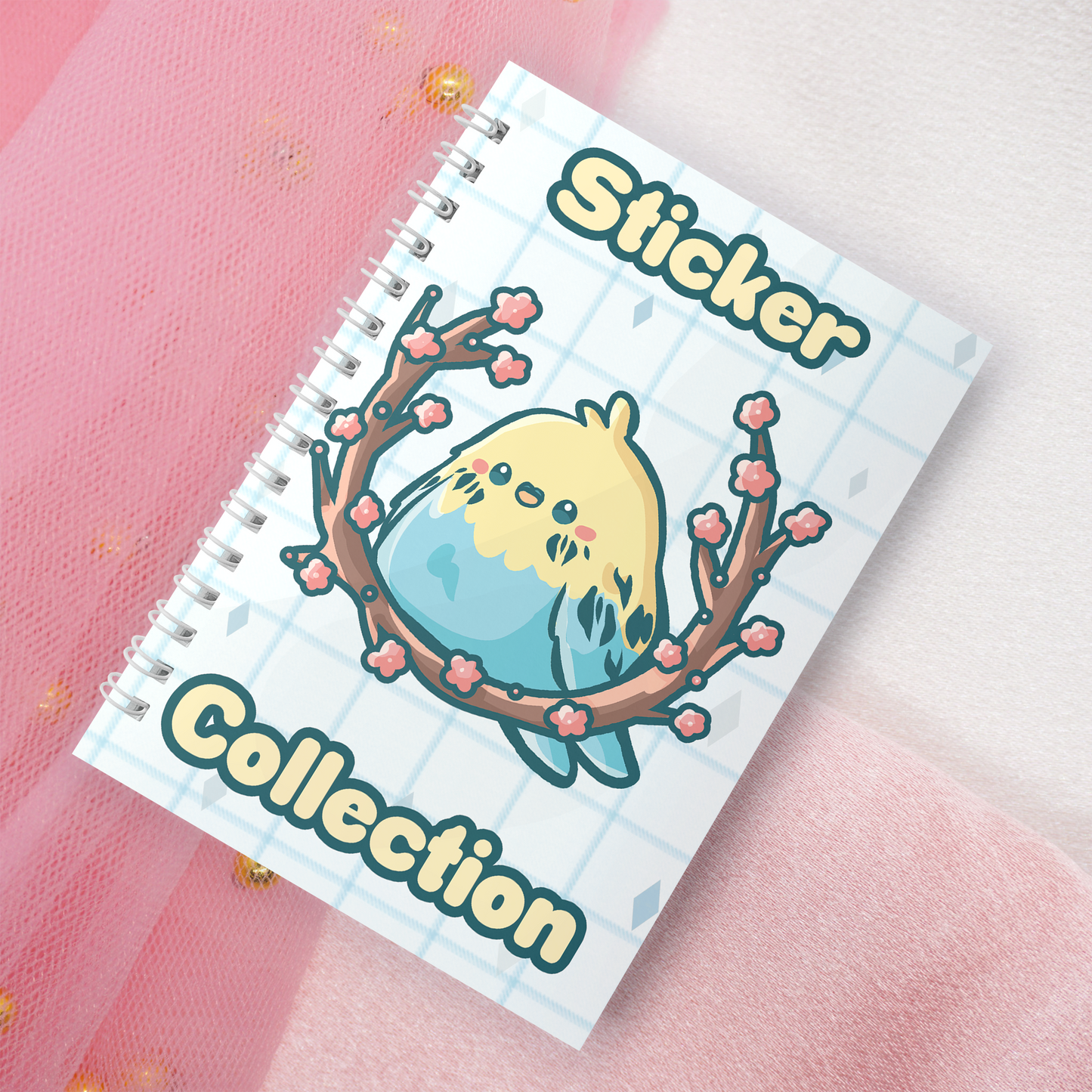 Reusable sticker book incl. 2 random stickers | A5 | 32 pages | Reusable sticker book | Kawaii bunny rabbit motif