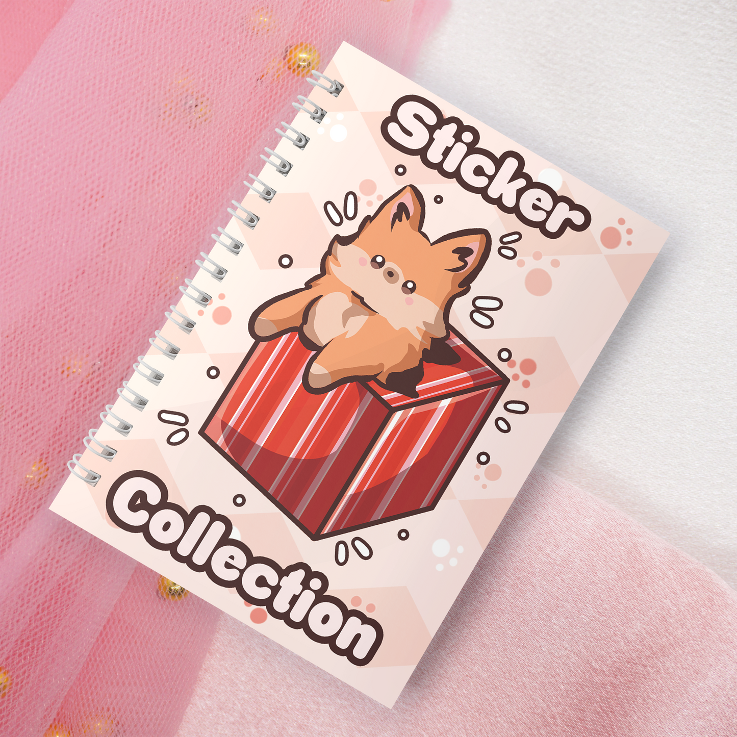 Reusable sticker book incl. 2 random stickers | A5 | 32 pages | Reusable sticker book | Kawaii hedgehog motif