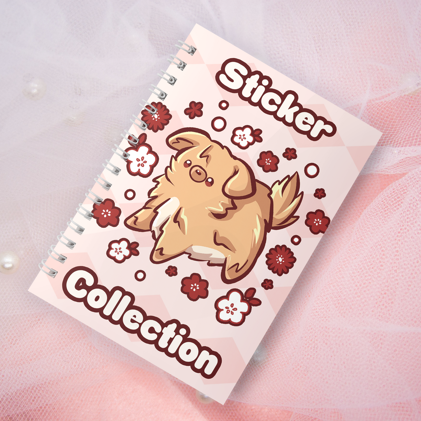 Reusable sticker book including 2 random stickers | A5 | 32 pages | Reuseable Stickerbook | Chinese Zodiac Signs | Chinese New Year | Lunar New Year | Dog