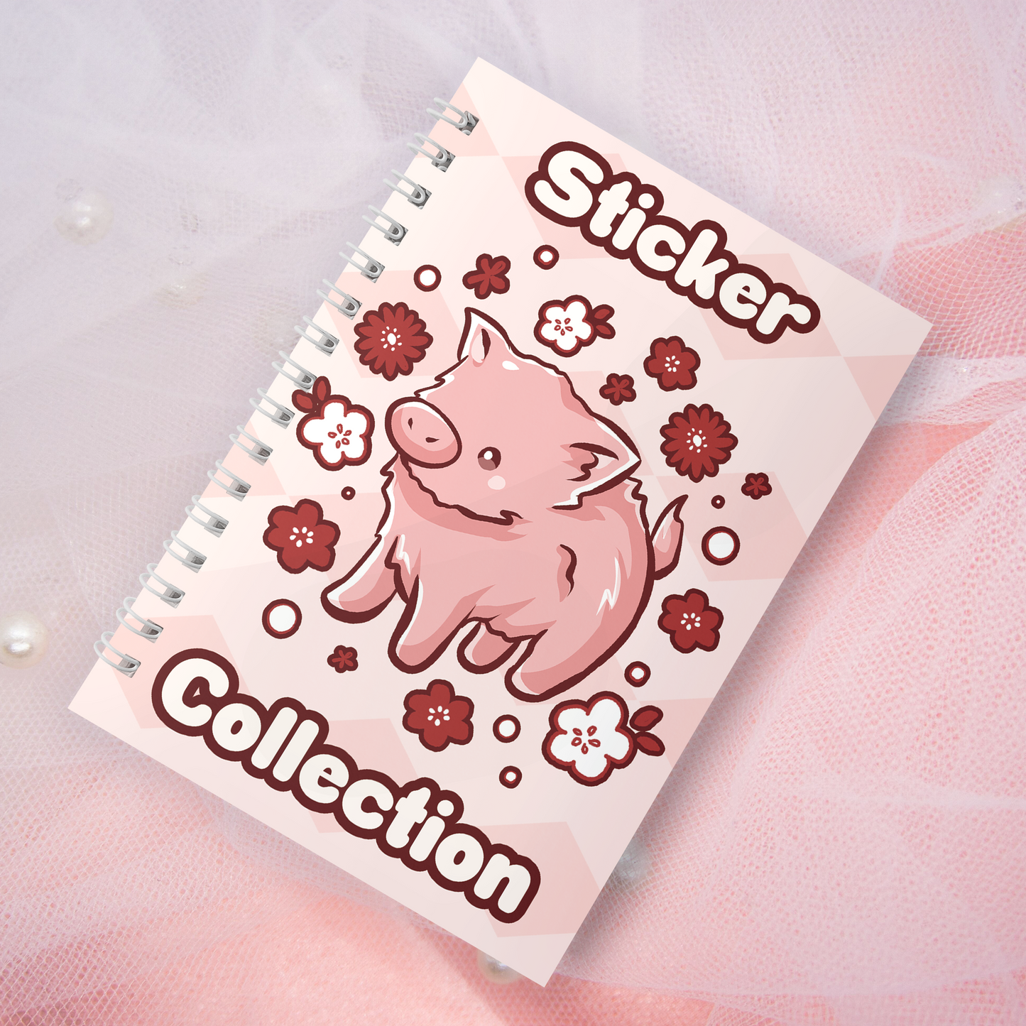 Reusable sticker book including 2 random stickers | A5 | 32 pages | Reuseable Stickerbook | Chinese Zodiac Signs | Chinese New Year | Lunar New Year | Pig