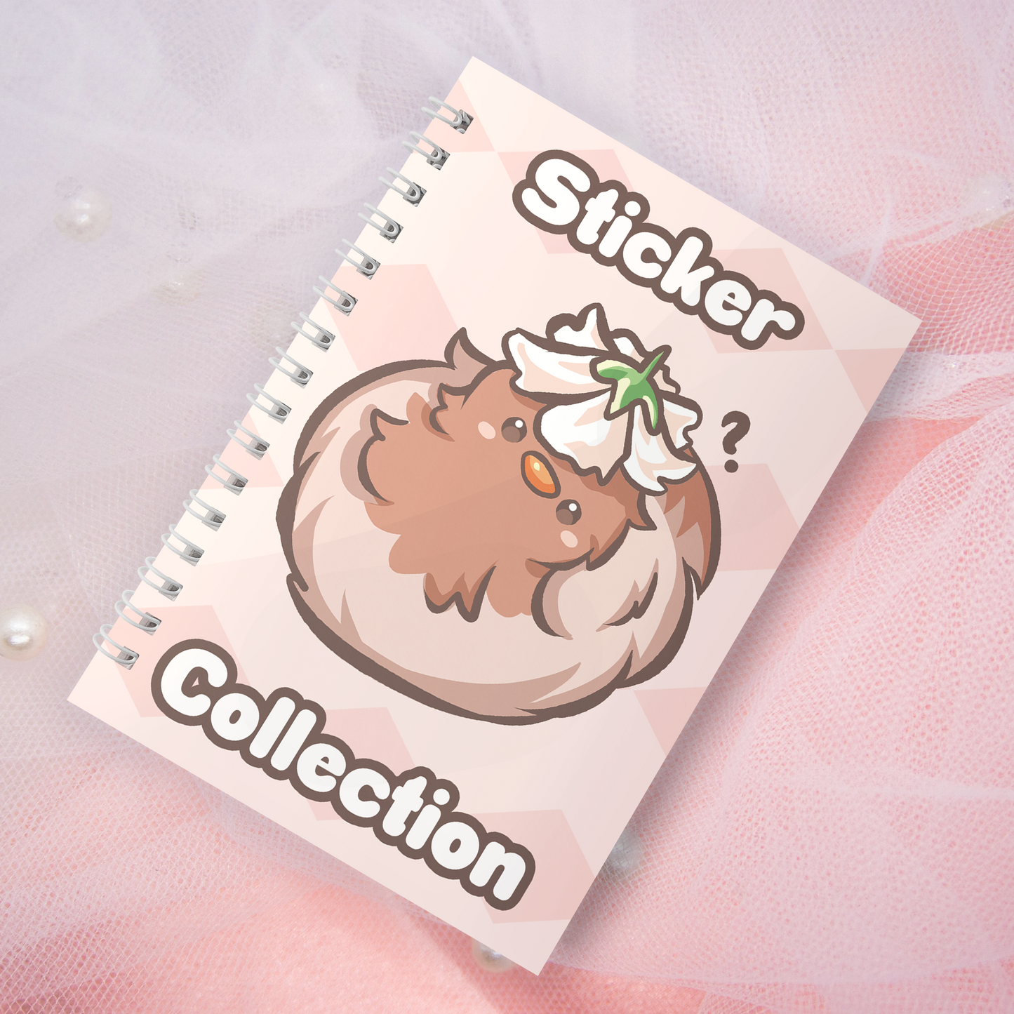 Reusable sticker book including 2 random stickers | A5 | 32 pages | Reuseable Stickerbook | Blumen Chicken