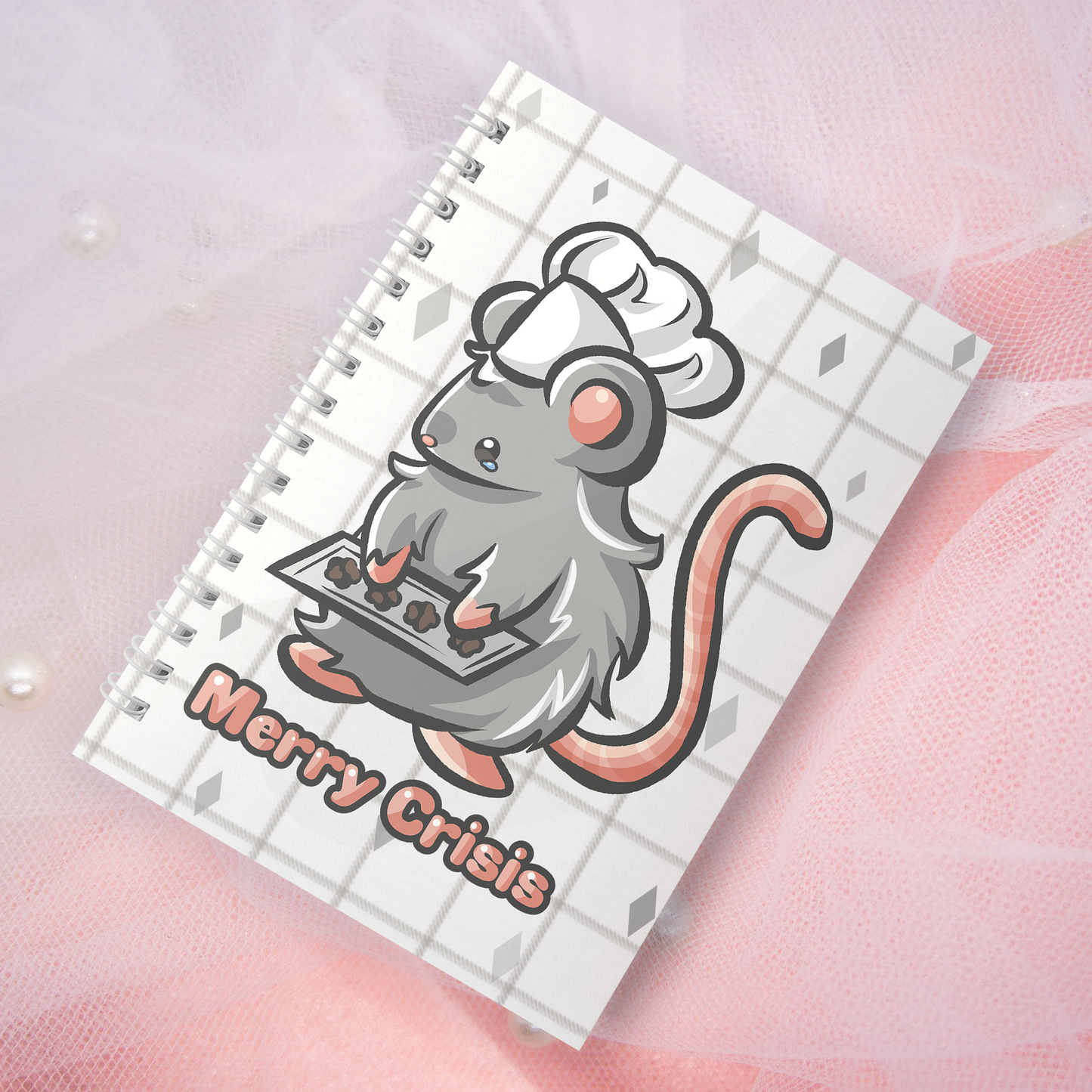 Reusable sticker book including 2 random stickers | A5 | 32 pages | Reuseable Stickerbook | Chef Rat Merry Crisis
