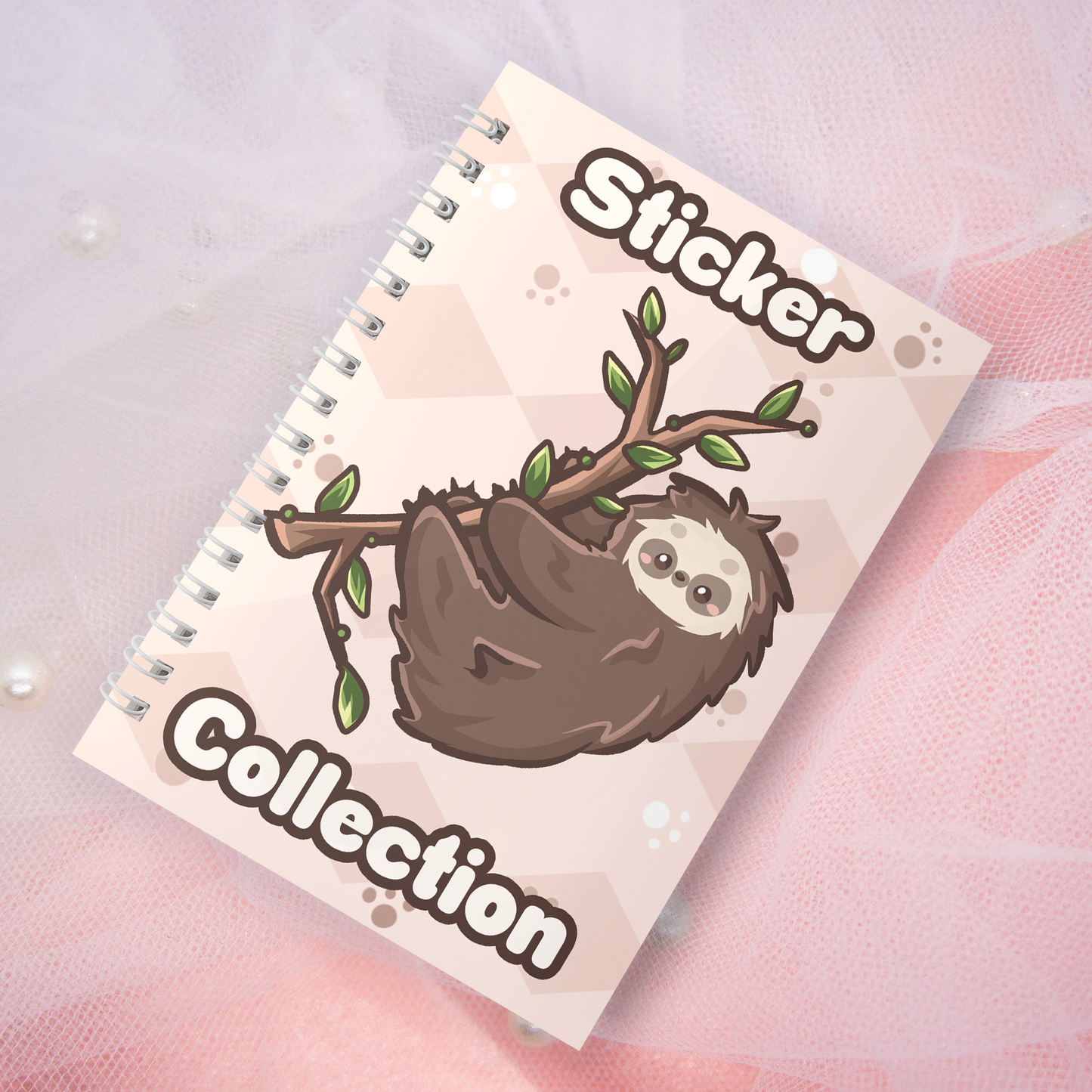 Wiederverwendbares Stickerbuch inkl. 2 zufällige Sticker | A5 | 32 Seiten | Reuseable Stickerbook | Faultier