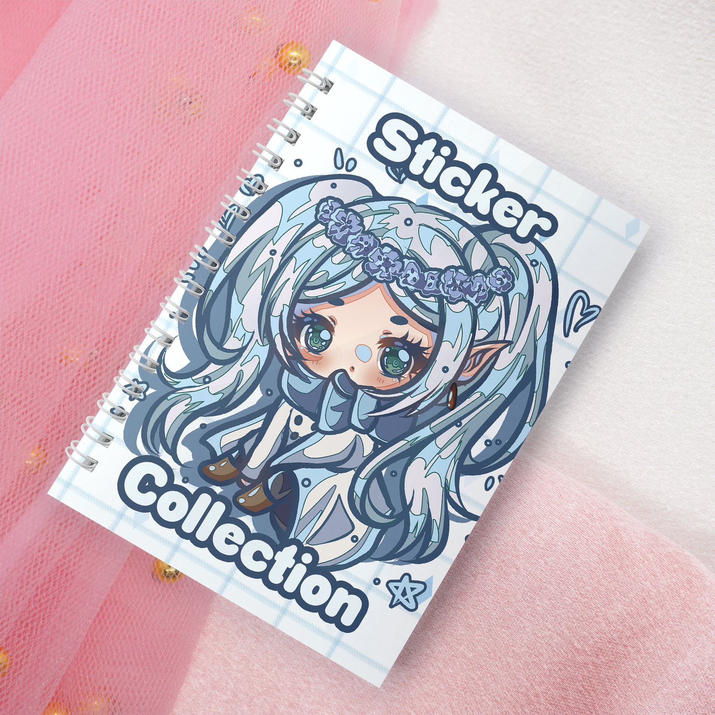 Reusable sticker book incl. 2 random stickers | A5 | 32 pages | Reusable sticker book | Kawaii duck goose motif