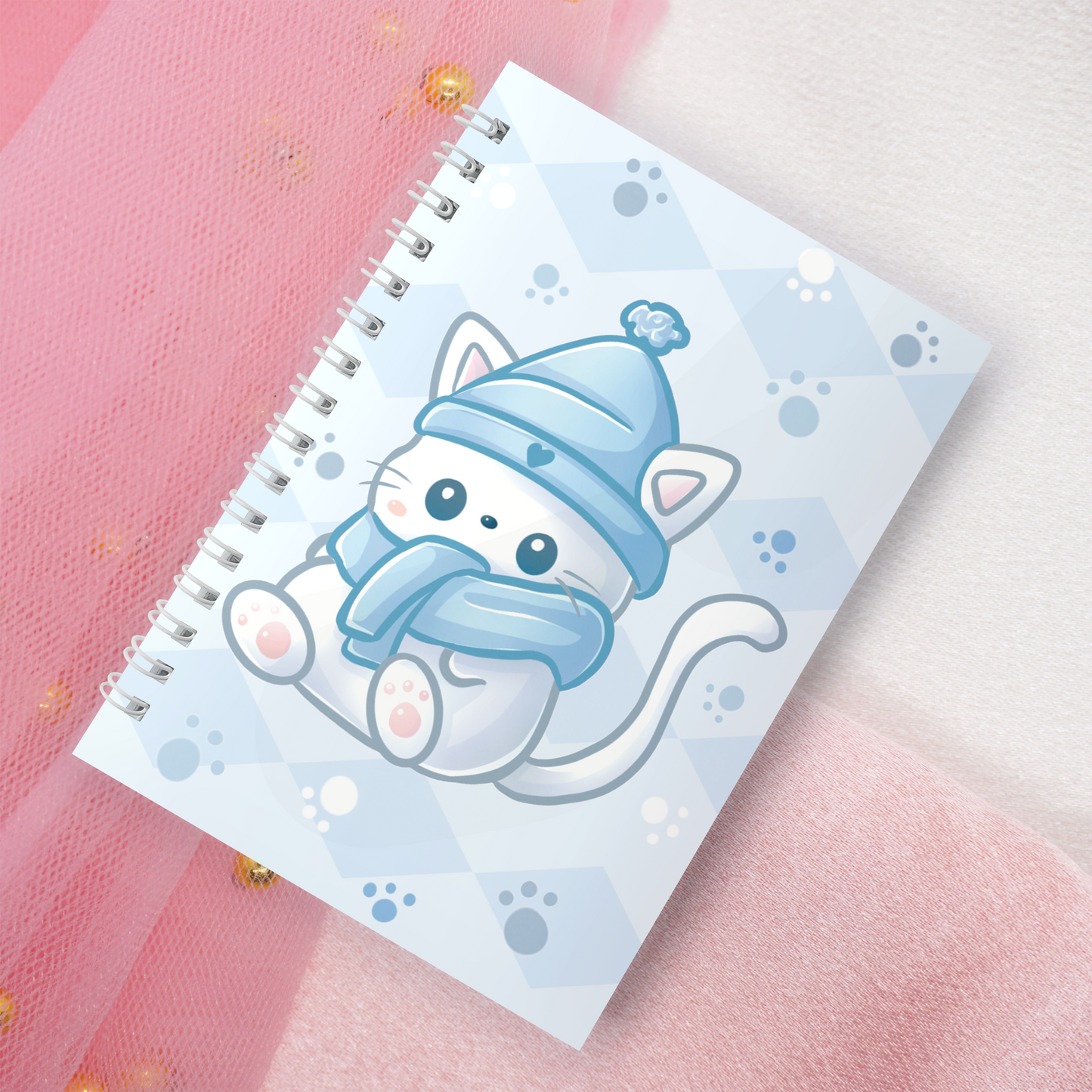 Reusable sticker book incl. 2 random stickers | A5 | 32 pages | Reusable sticker book | Kawaii cats neko motif