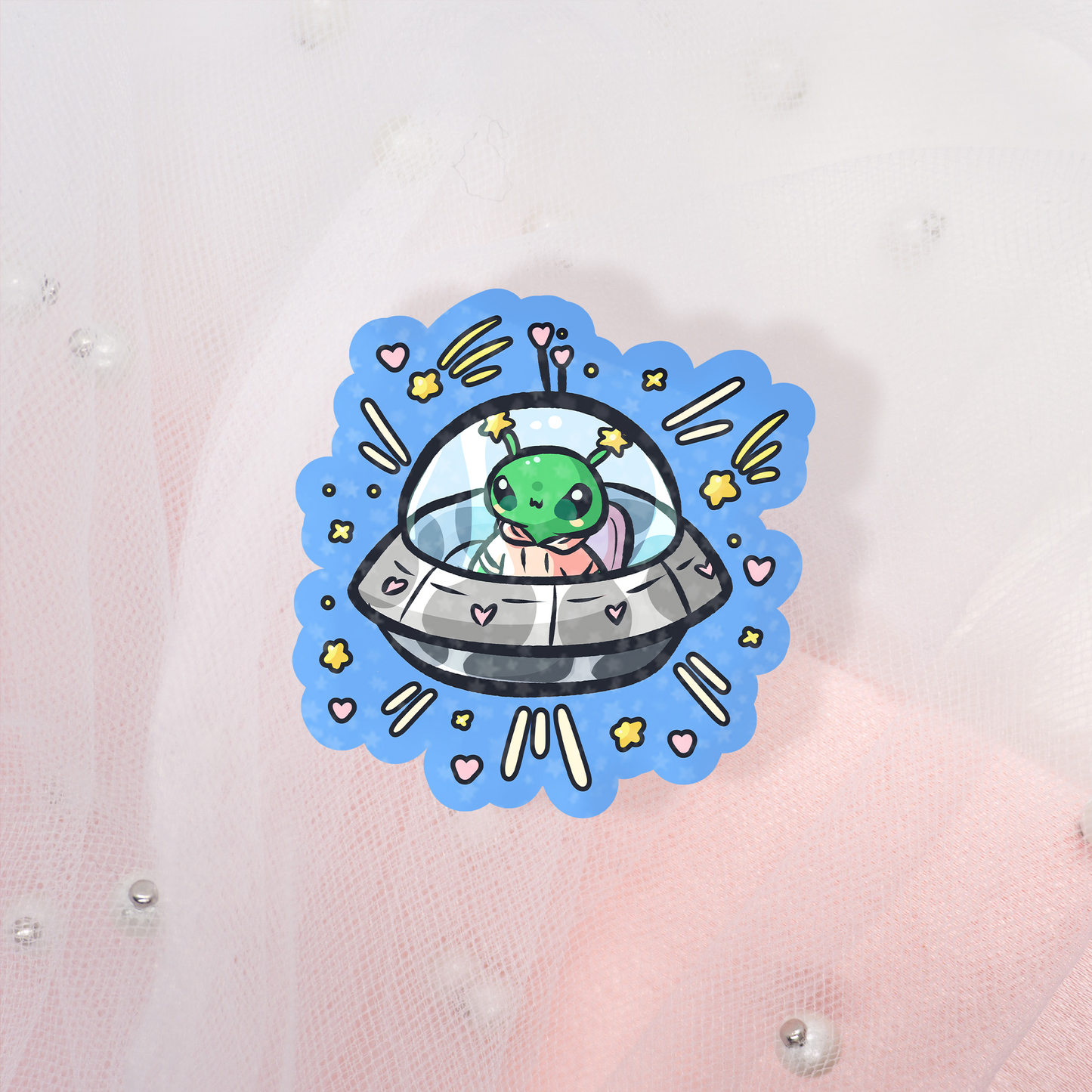 Just Alien Things Mini Holo Sticker Envelope