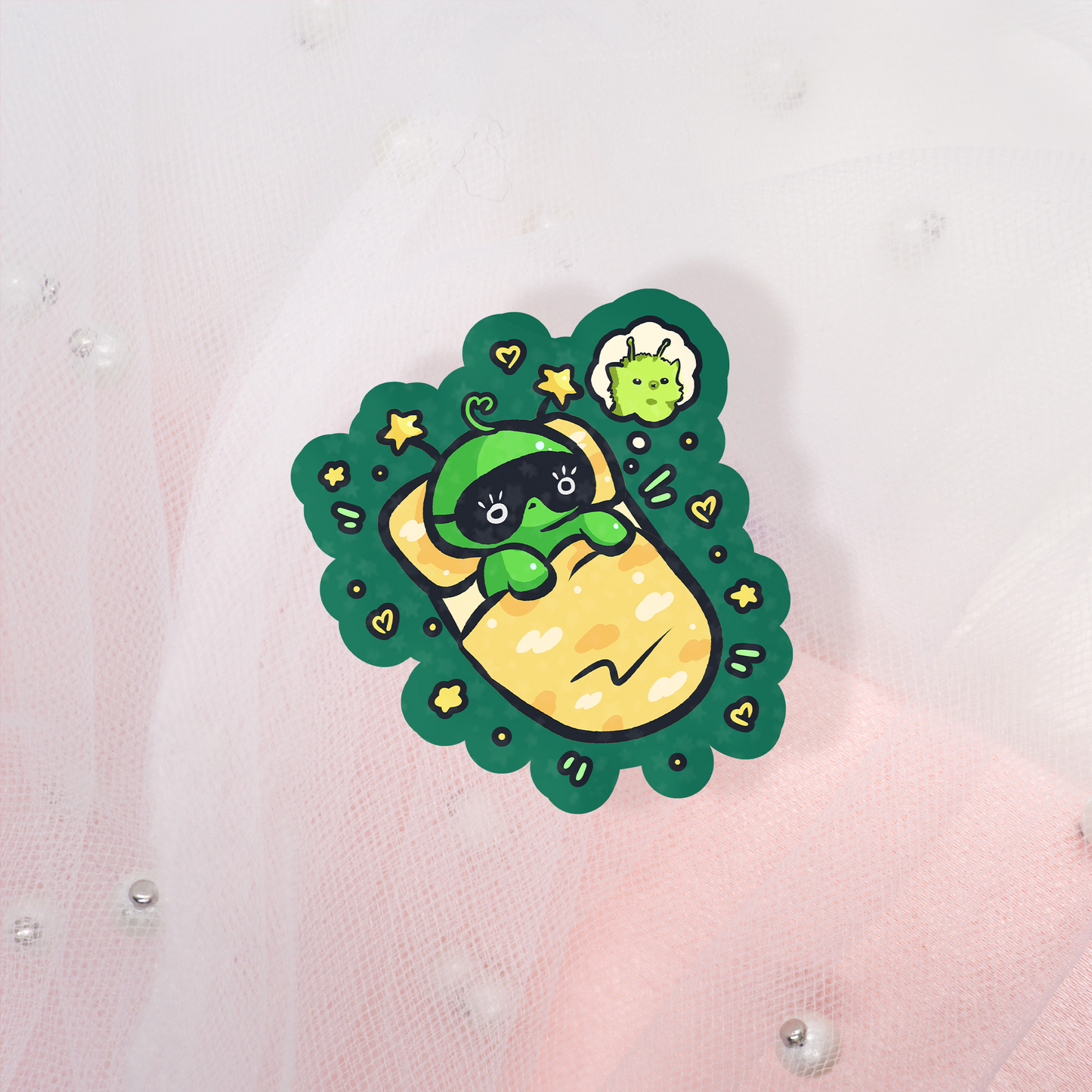 Just Alien Things Mini Holo Sticker Envelope