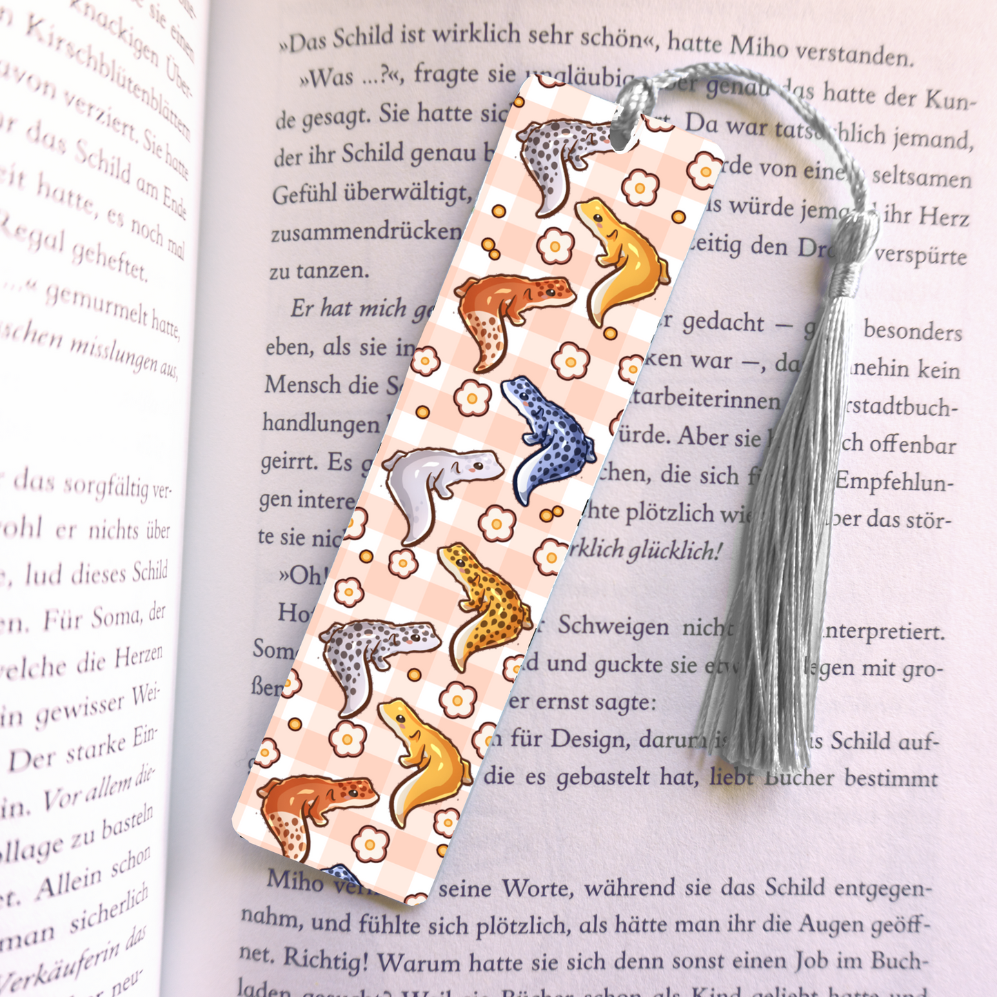 Strawberry Daifuku Acrylic Vinyl Bookmark