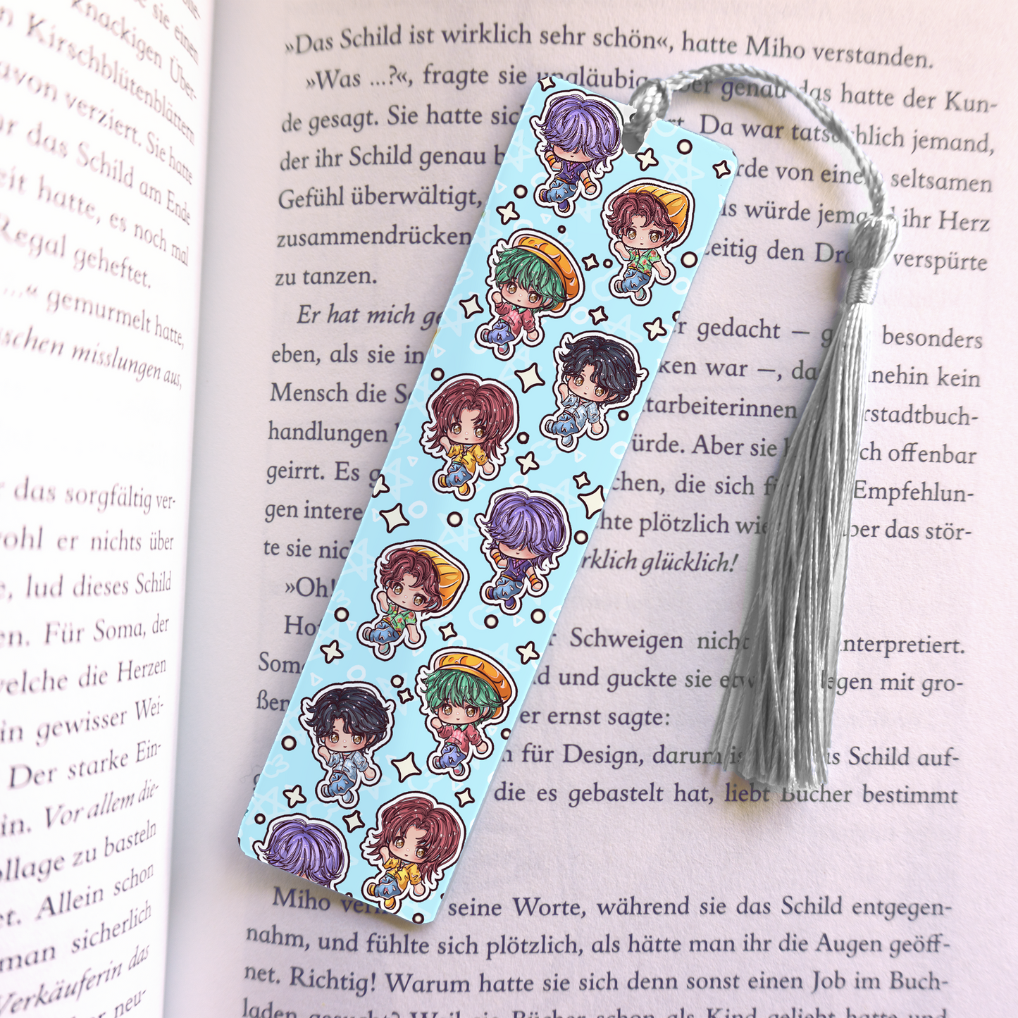 Holiday Cuties Acrylic Vinyl Bookmark