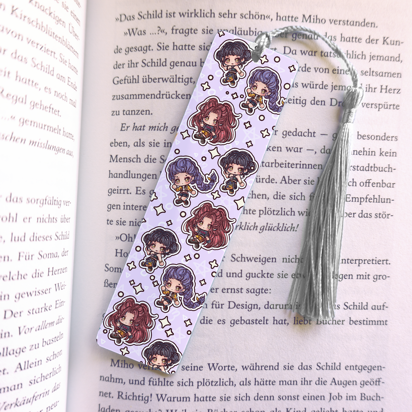 Holiday Cuties Acrylic Vinyl Bookmark