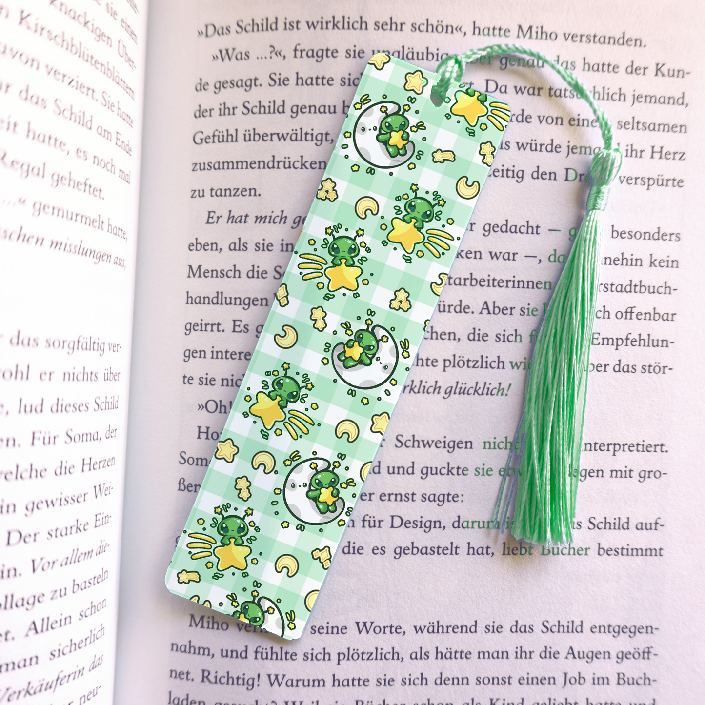 Bunnies Acrylic Vinyl Bookmark