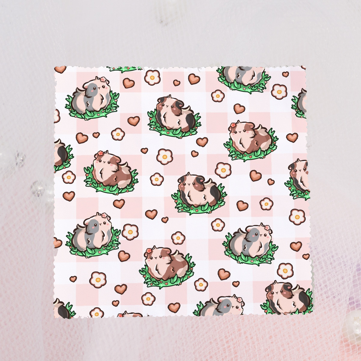 Kawaii Microfaser Brillenputztuch Meerschweinchen