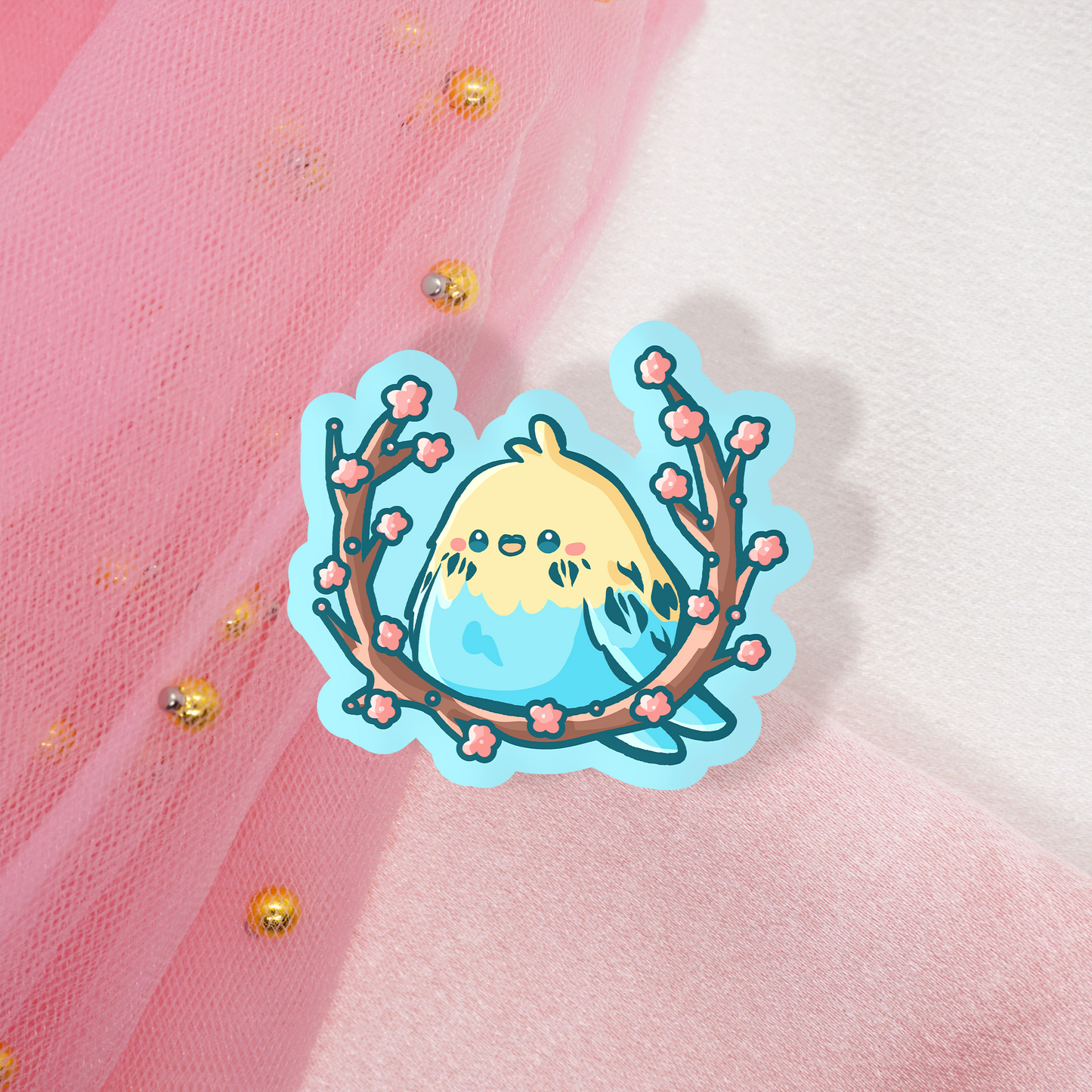 Cute Animal Sticker Budgie