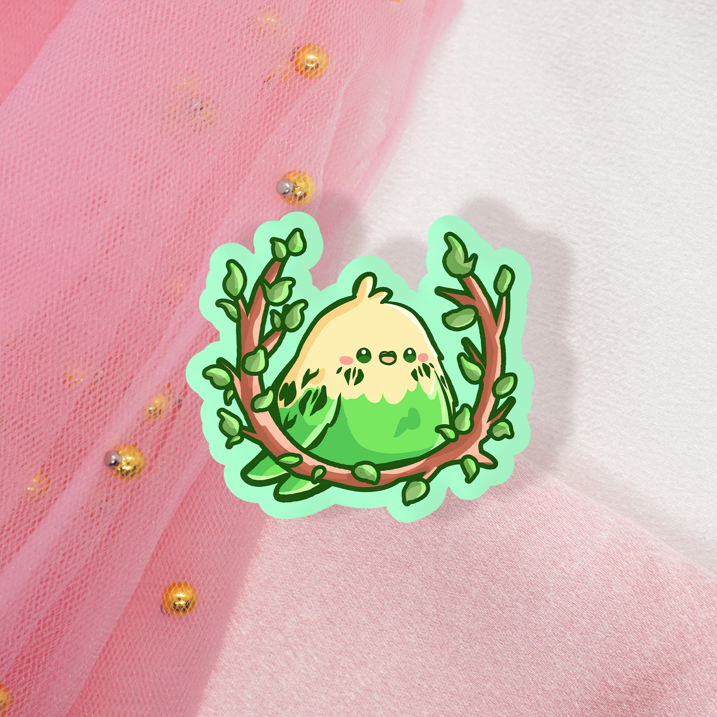 Cute Animal Sticker Budgie