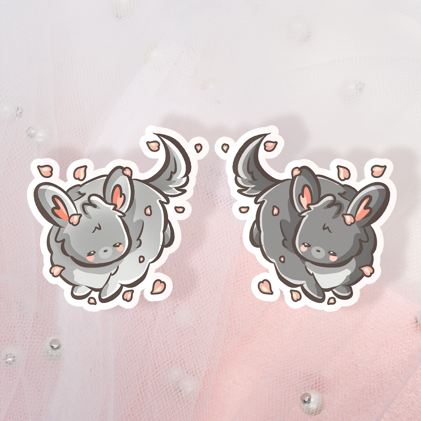 Cute Animal Sticker Spring Chinchilla