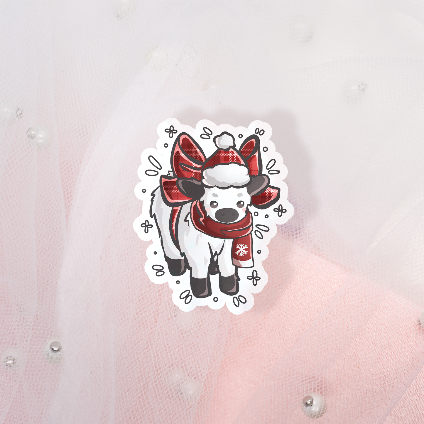 Holiday Cuties Glitter & Glossy Sticker Umschlag