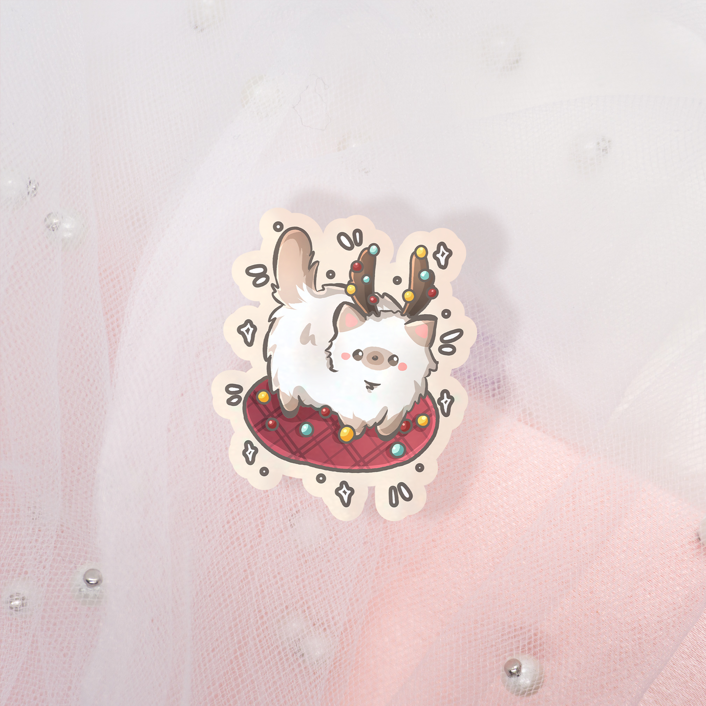 Holiday Cuties Glitter & Glossy Sticker Umschlag