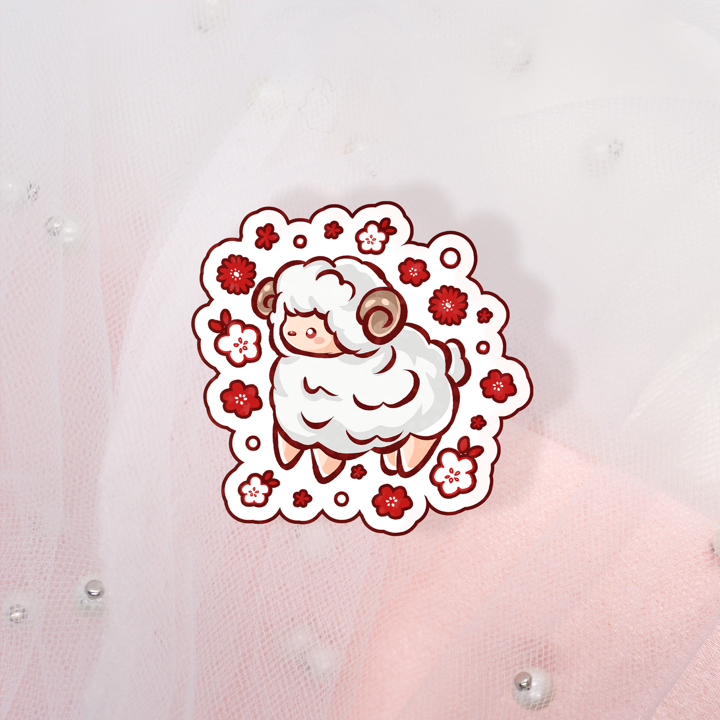 Cute Chinese Zodiac Signs Glitter Sticker Umschlag | Roter Umschlag | Li xi | Lì Xì Tết