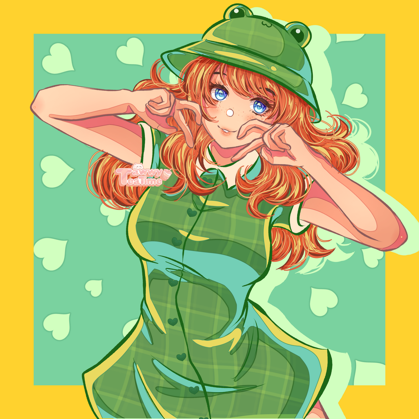 Art print Froggie Girl