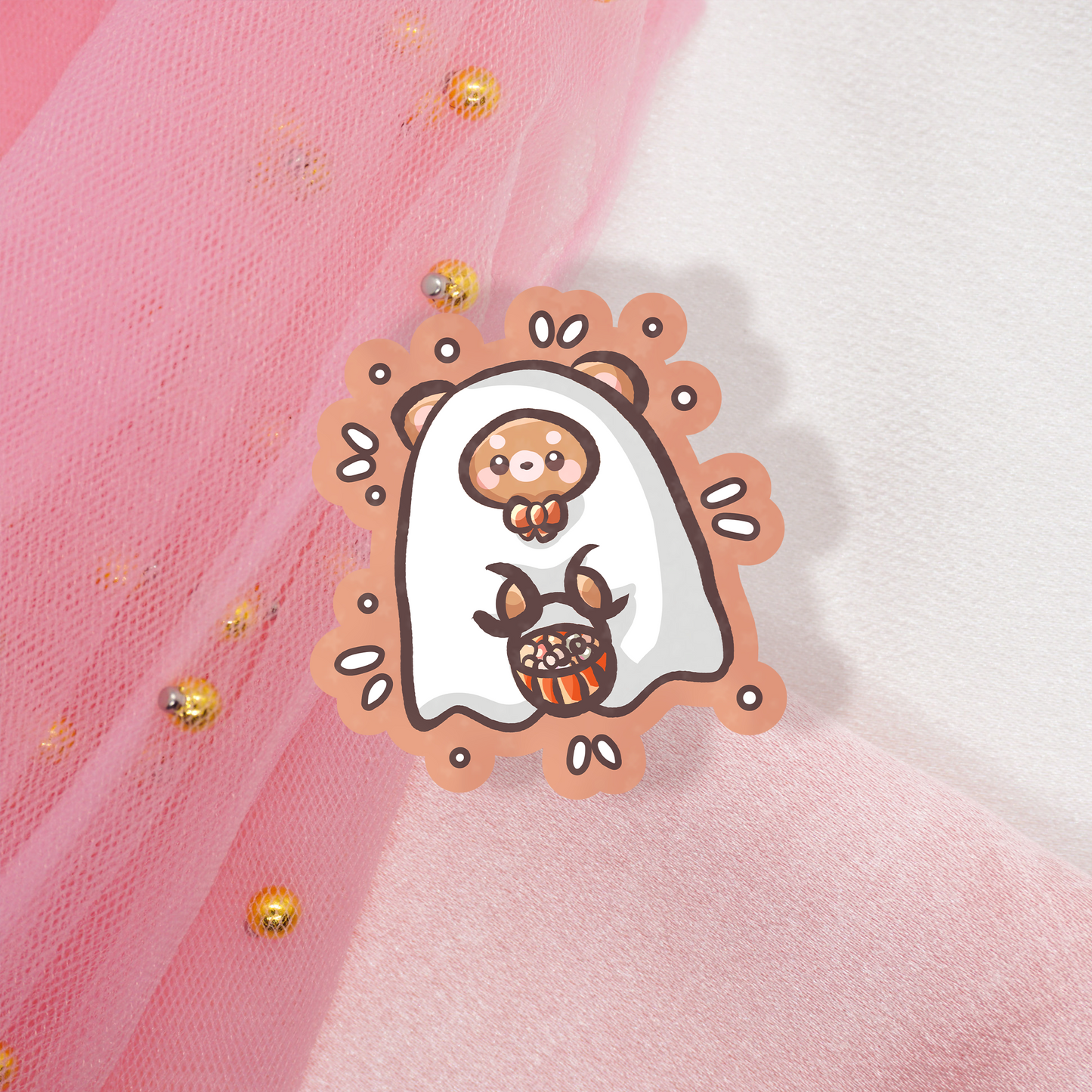 Cute Spooky Cuties Glitter Sticker Envelope