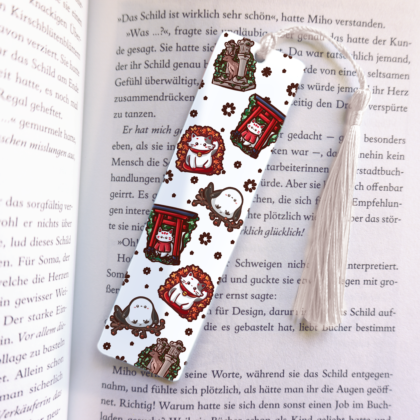 Bunnies Acrylic Vinyl Bookmark