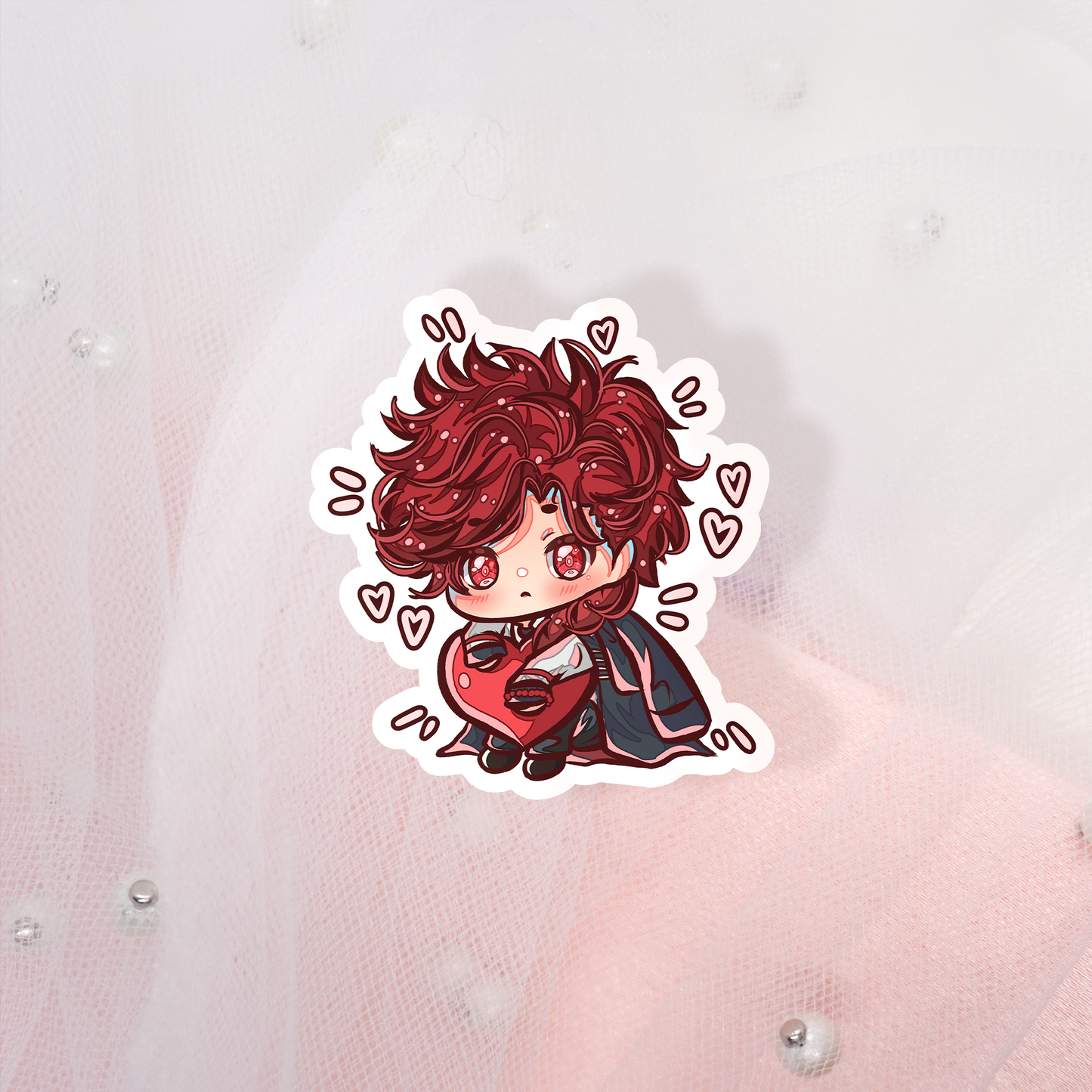 Cute Anime Glitter Sticker LC