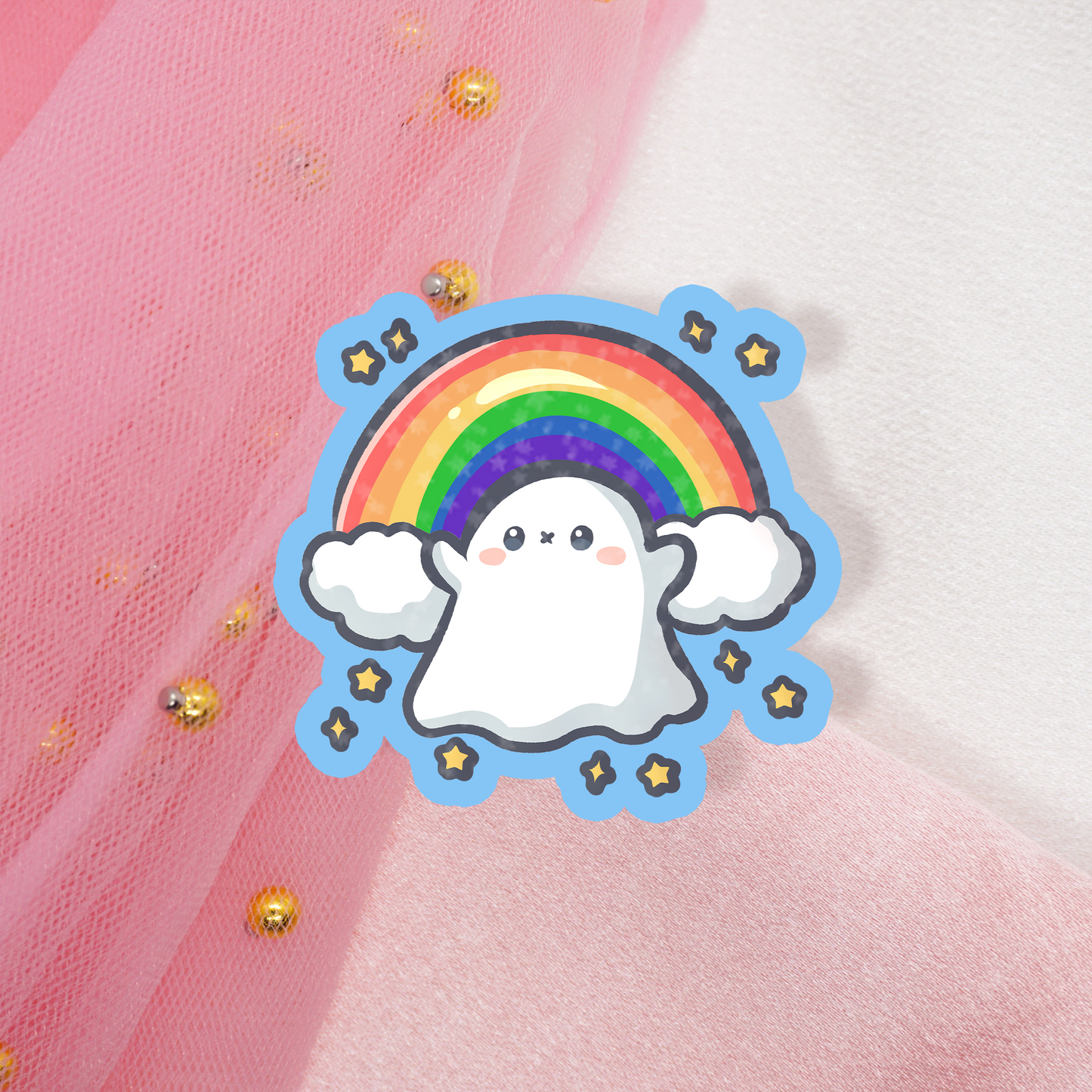 Cute Pride Buddies Holo Sticker Envelope