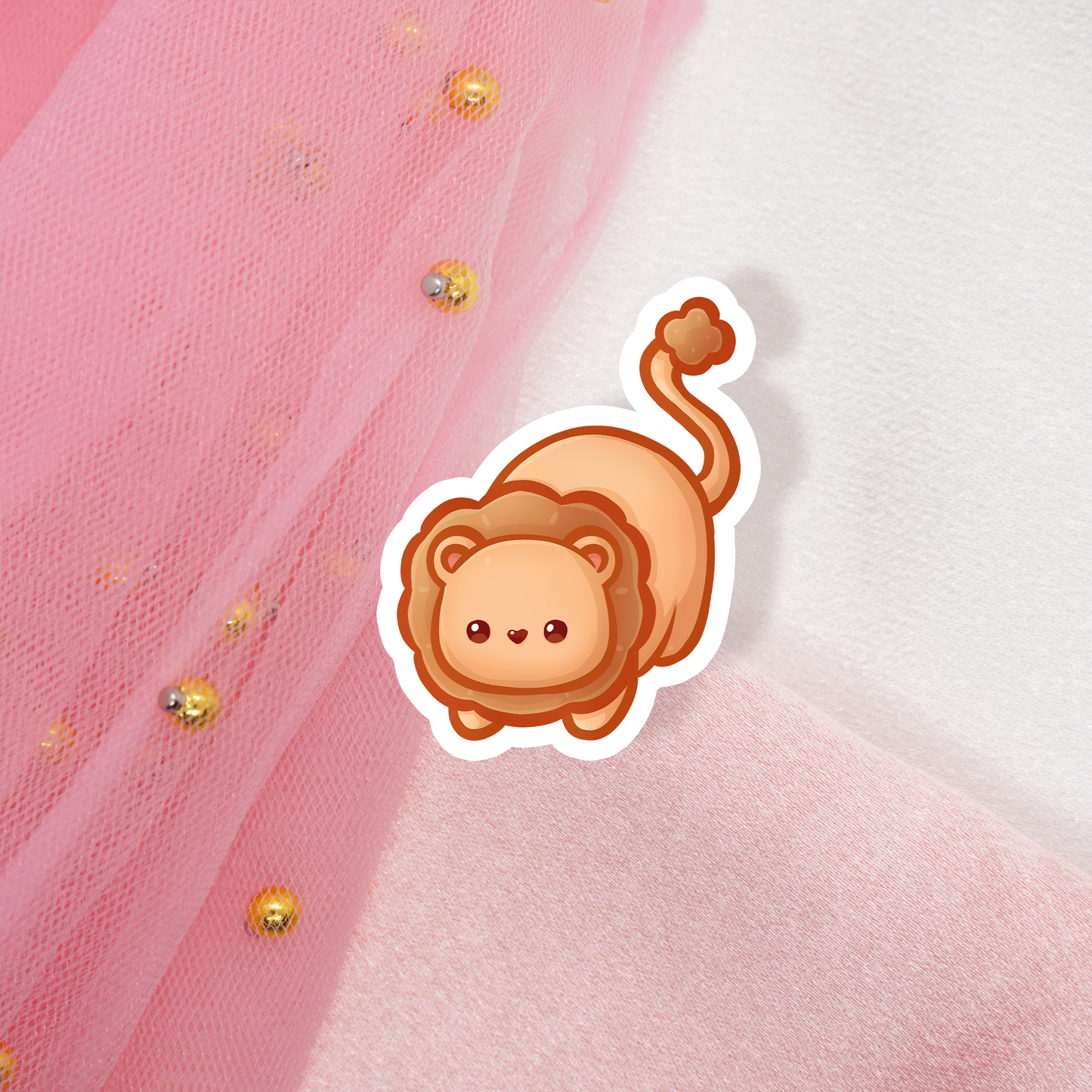 Cute Animal Sticker Lion