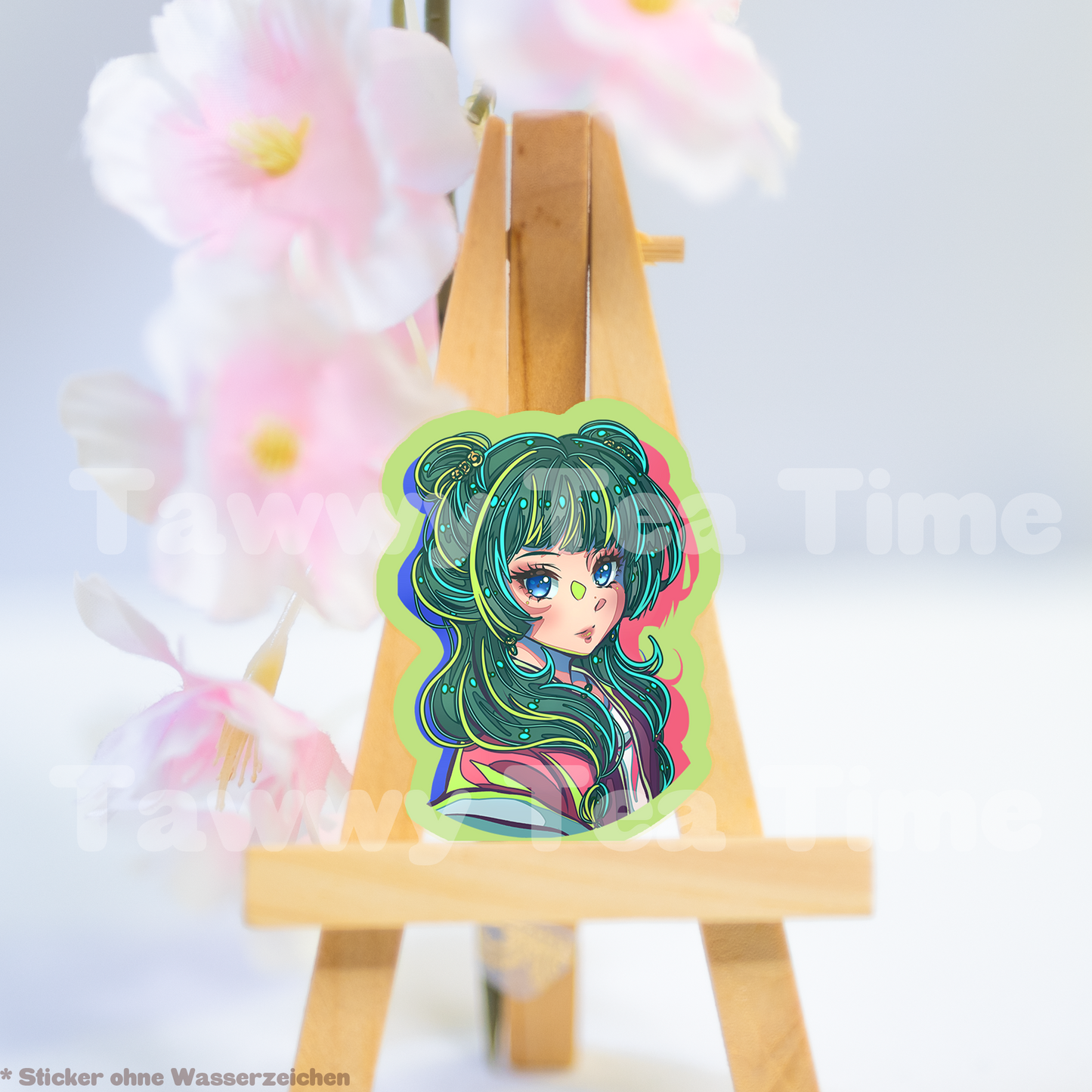 Cute Anime Holo Stickers