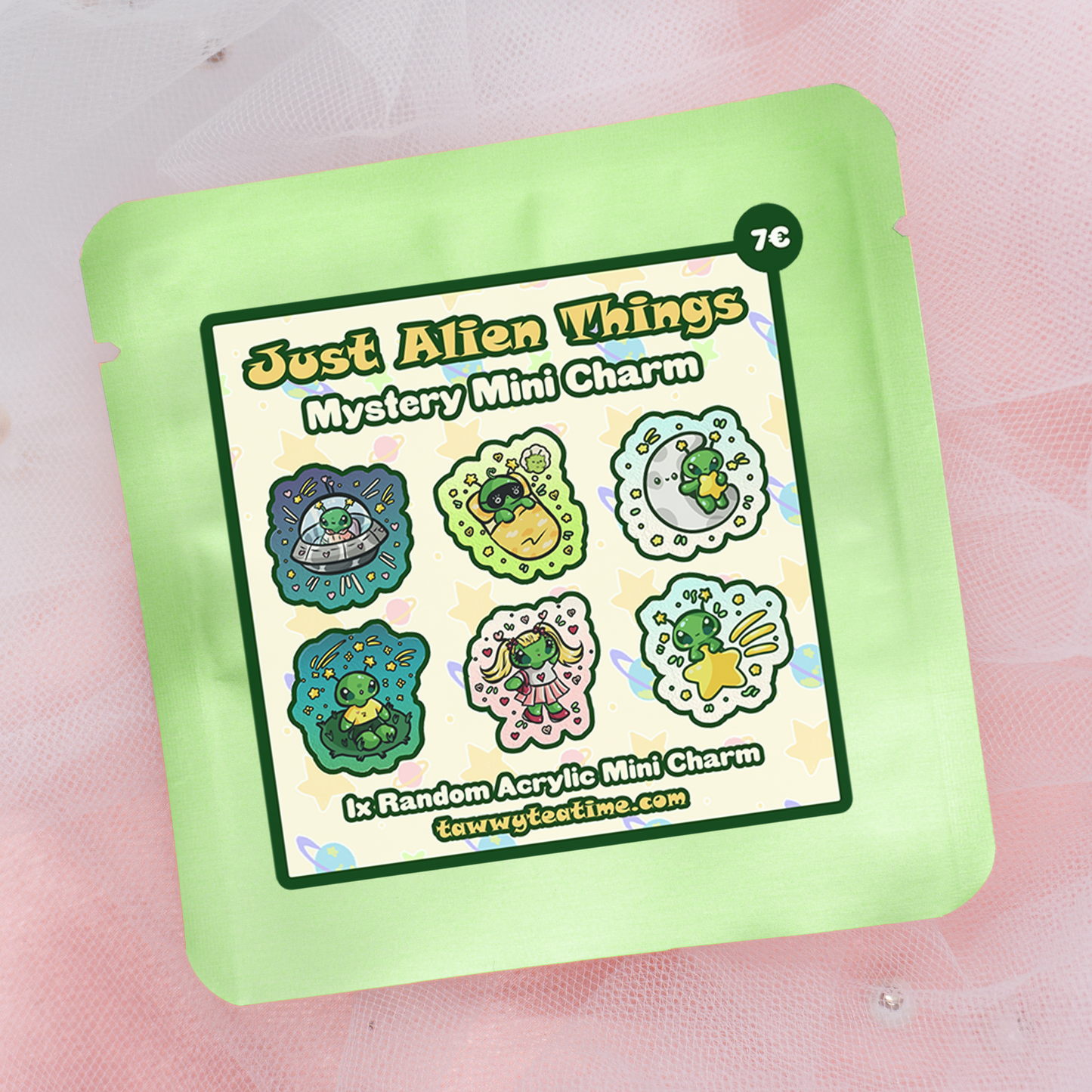 Kawaii Mystery Mini Just Alien Things Acrylic Keychain Charm