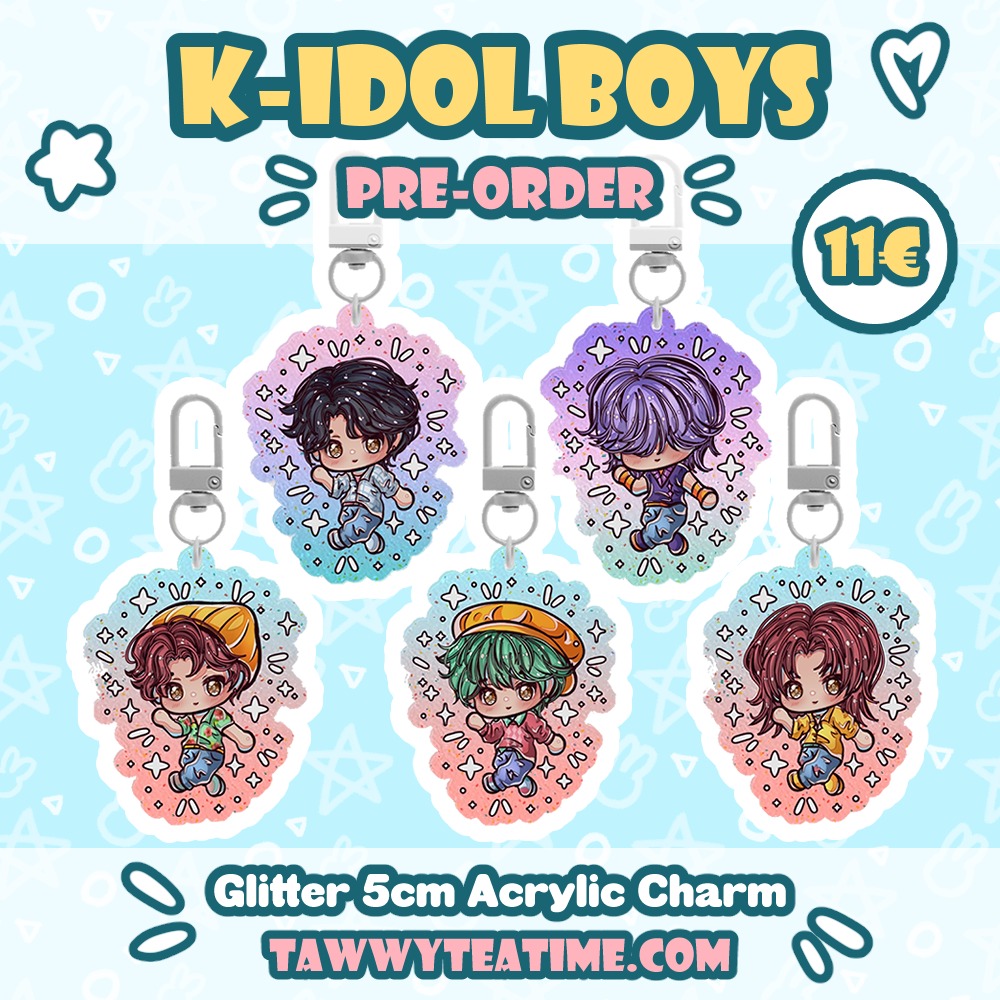 Anime K-Idol Boy Charm