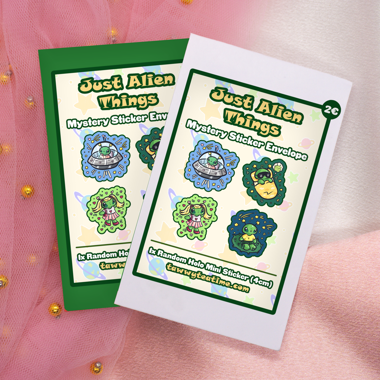 Just Alien Things Mini Holo Sticker Envelope