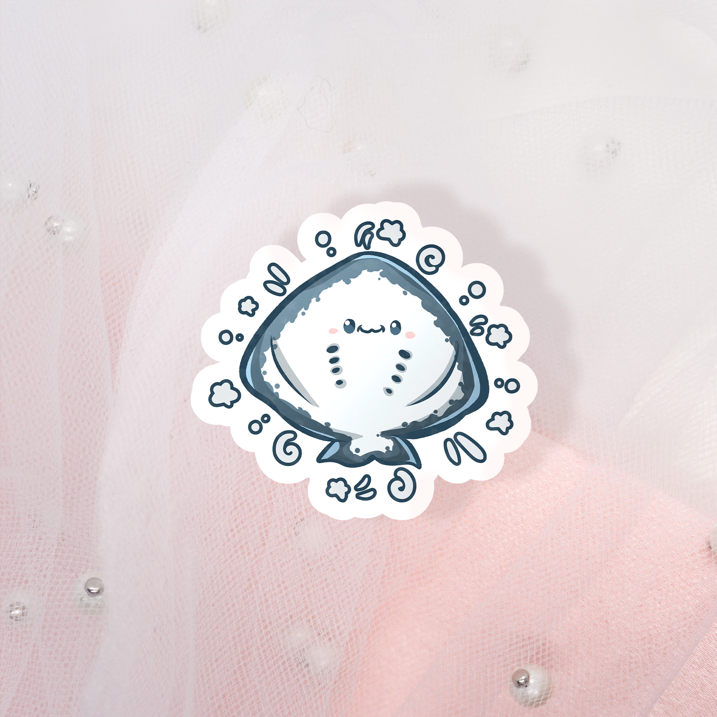 Little Ocean Friends Glitter Sticker Envelope