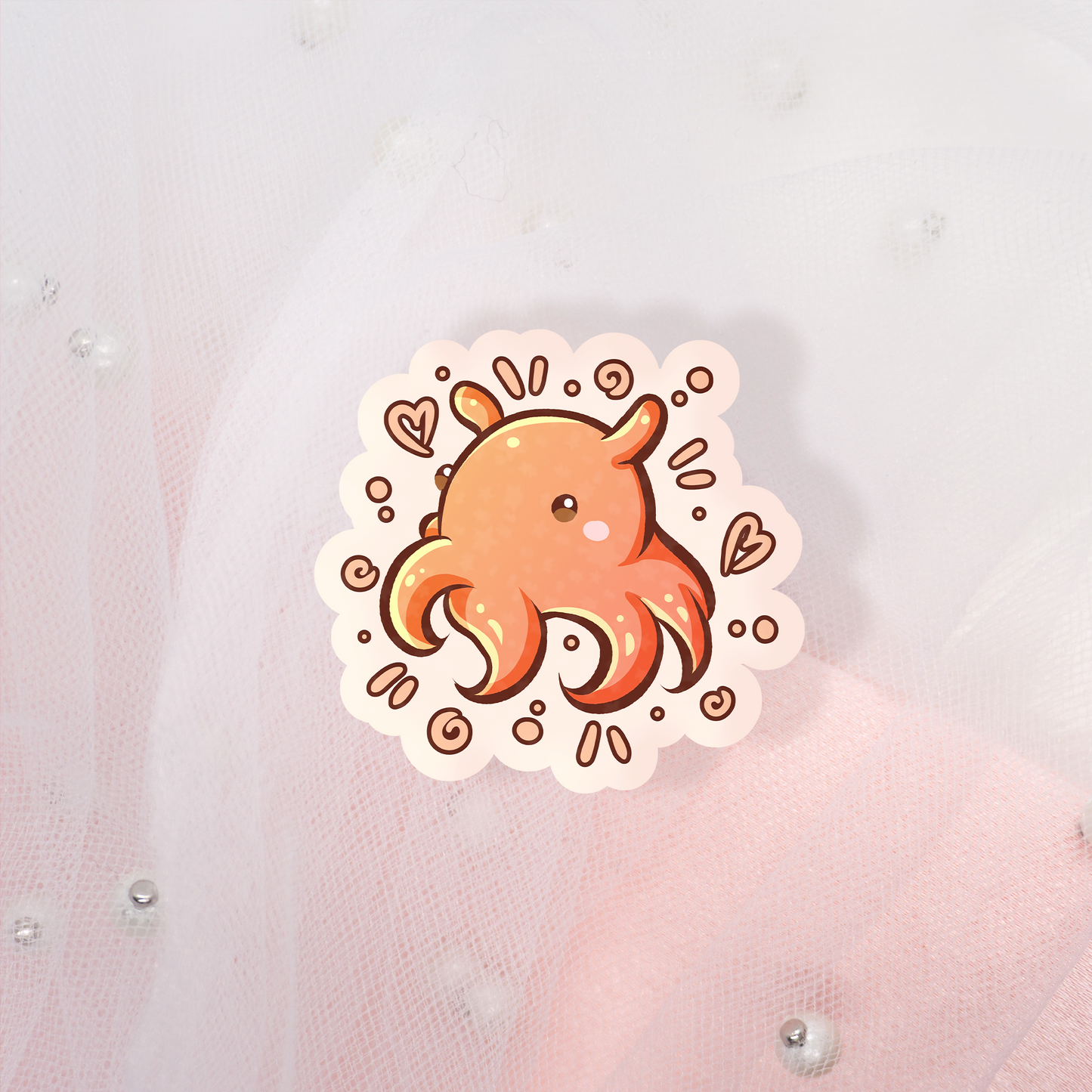 Little Ocean Friends Glitter Sticker Envelope