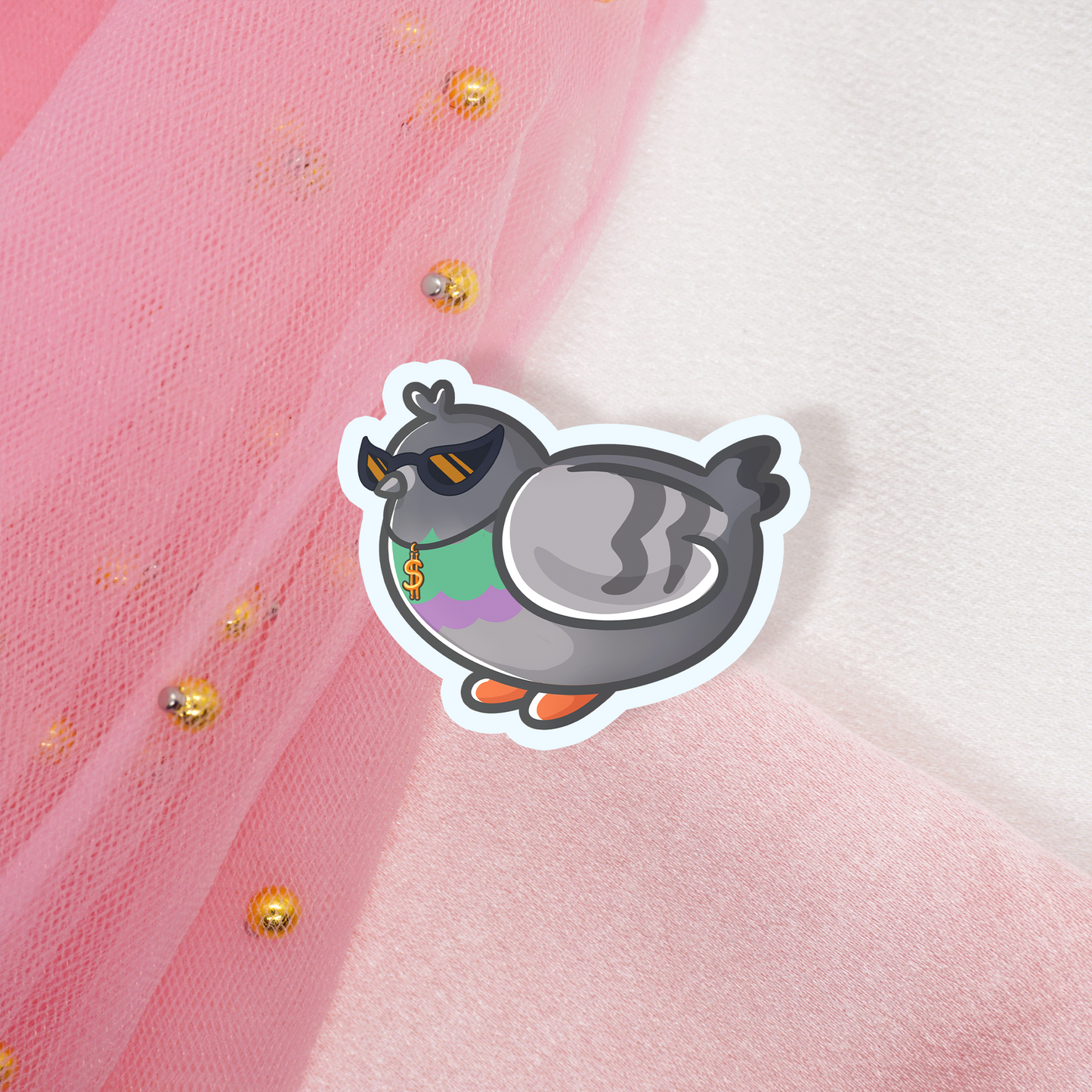 Cool Pigeons Sticker Umschlag