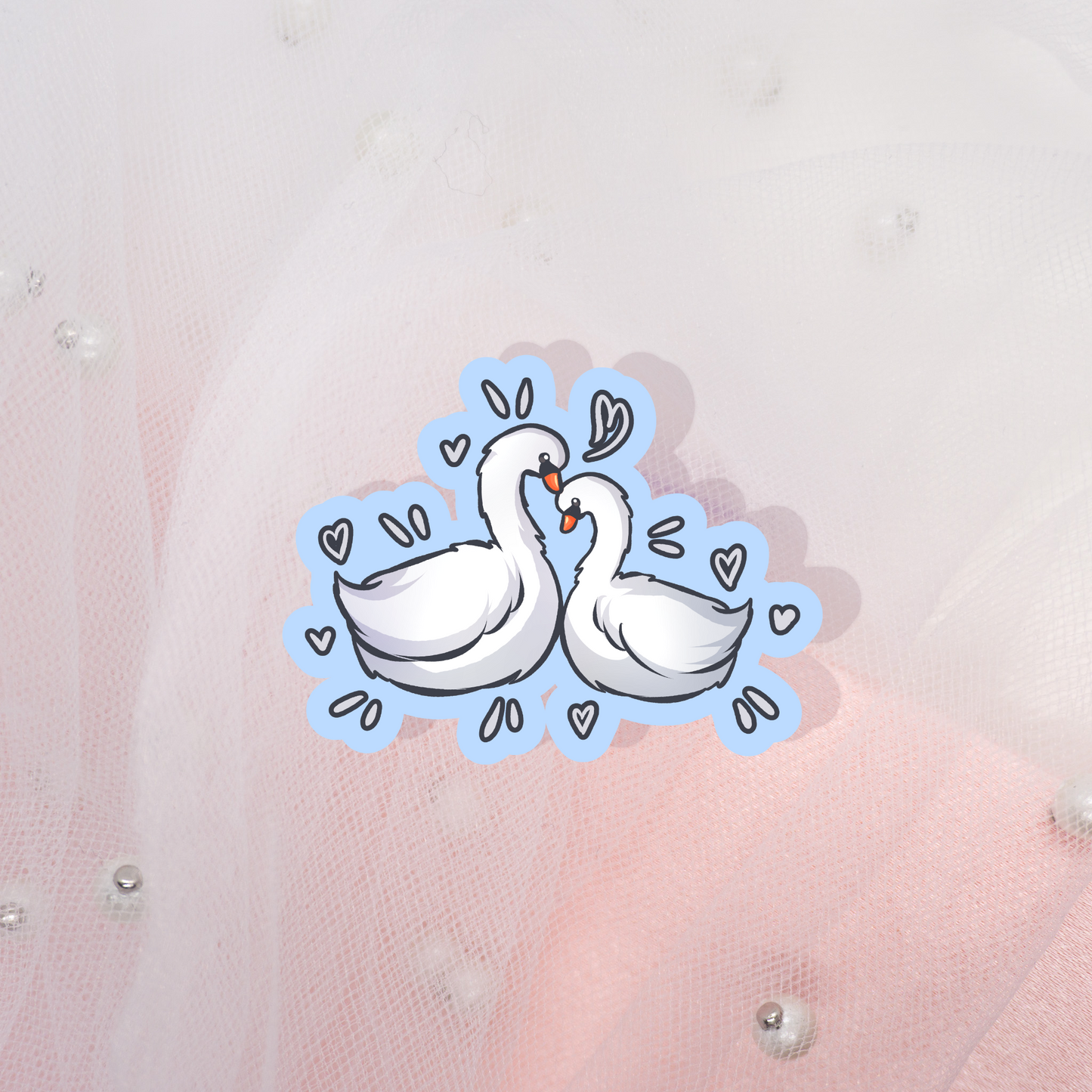 Cute Animal Sticker Swan