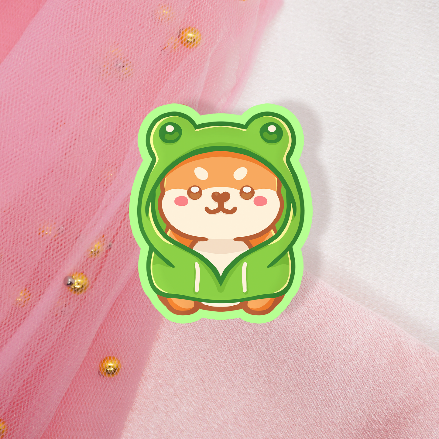 Dress-Up Shibas Sticker Umschlag