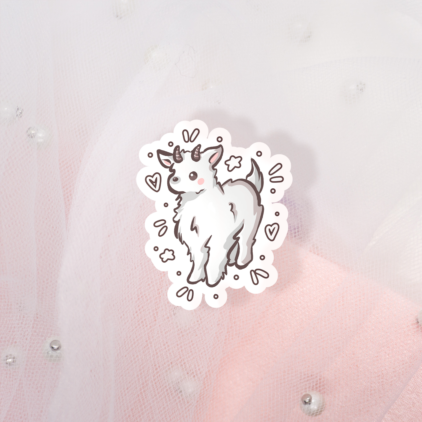 Cute Animal Sticker Ziege
