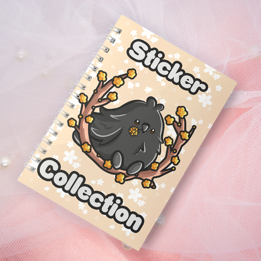 Reusable sticker book including 2 random stickers | A5 | 32 pages | Reuseable Stickerbook | Coquette Kitties
