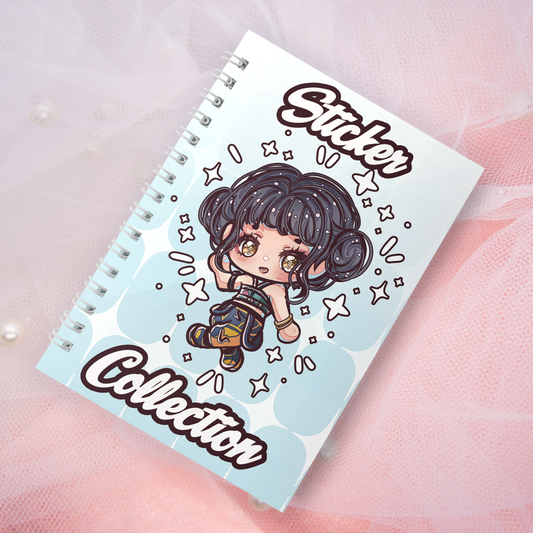 Wiederverwendbares Stickerbuch inkl. 2 zufällige Sticker | A5 | 32 Seiten | Reuseable Manga Anime